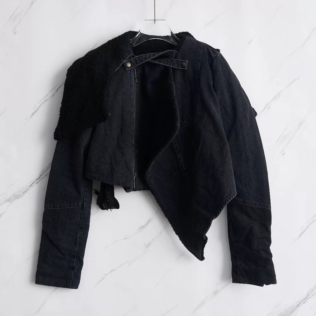 Unravel Project Unravel Project Asymmetric Denim Jacket Size M / US 6-8 / IT 42-44 - 1 Thumbnail