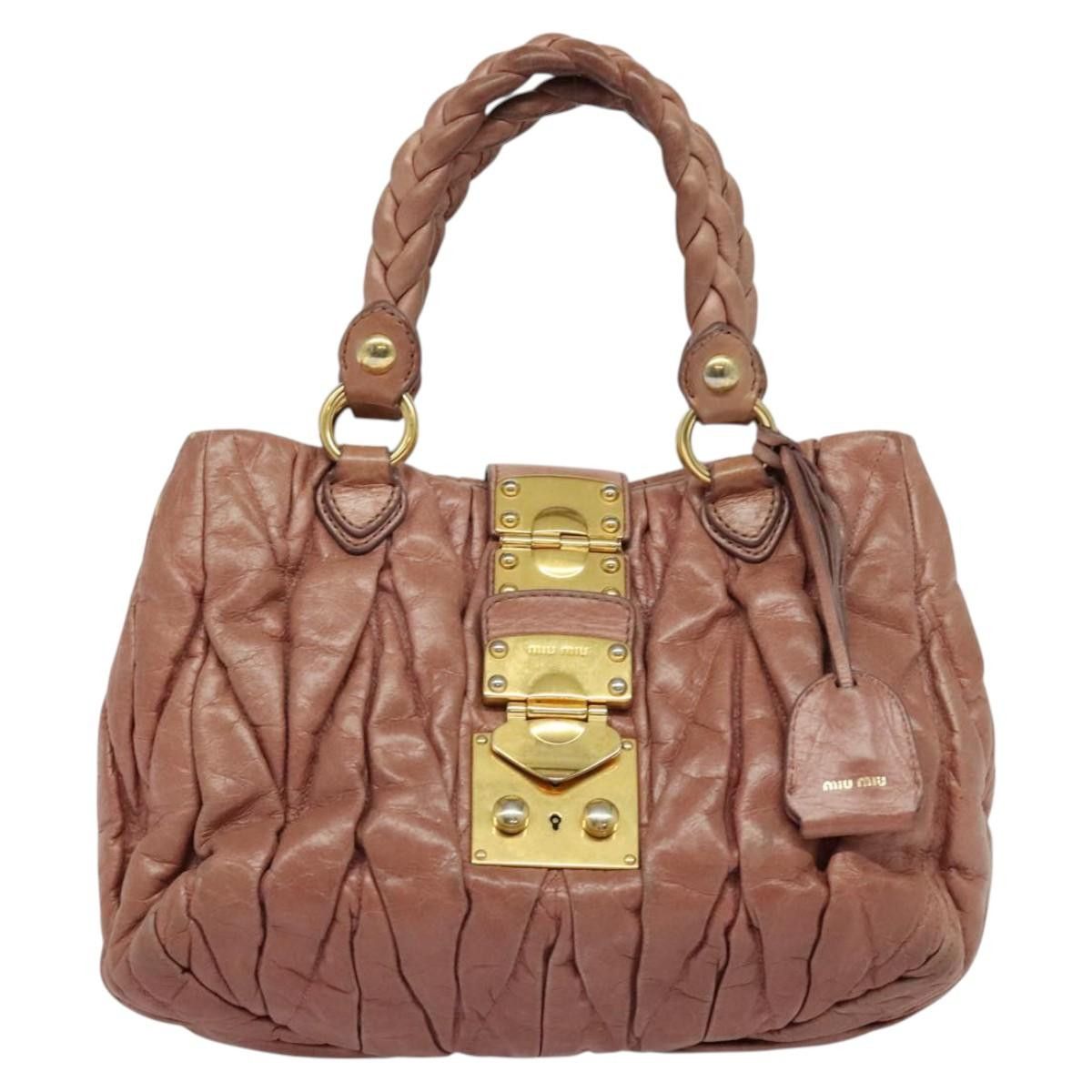 Miu Miu Miu Miu Coffer handbag Size ONE SIZE - 1 Thumbnail