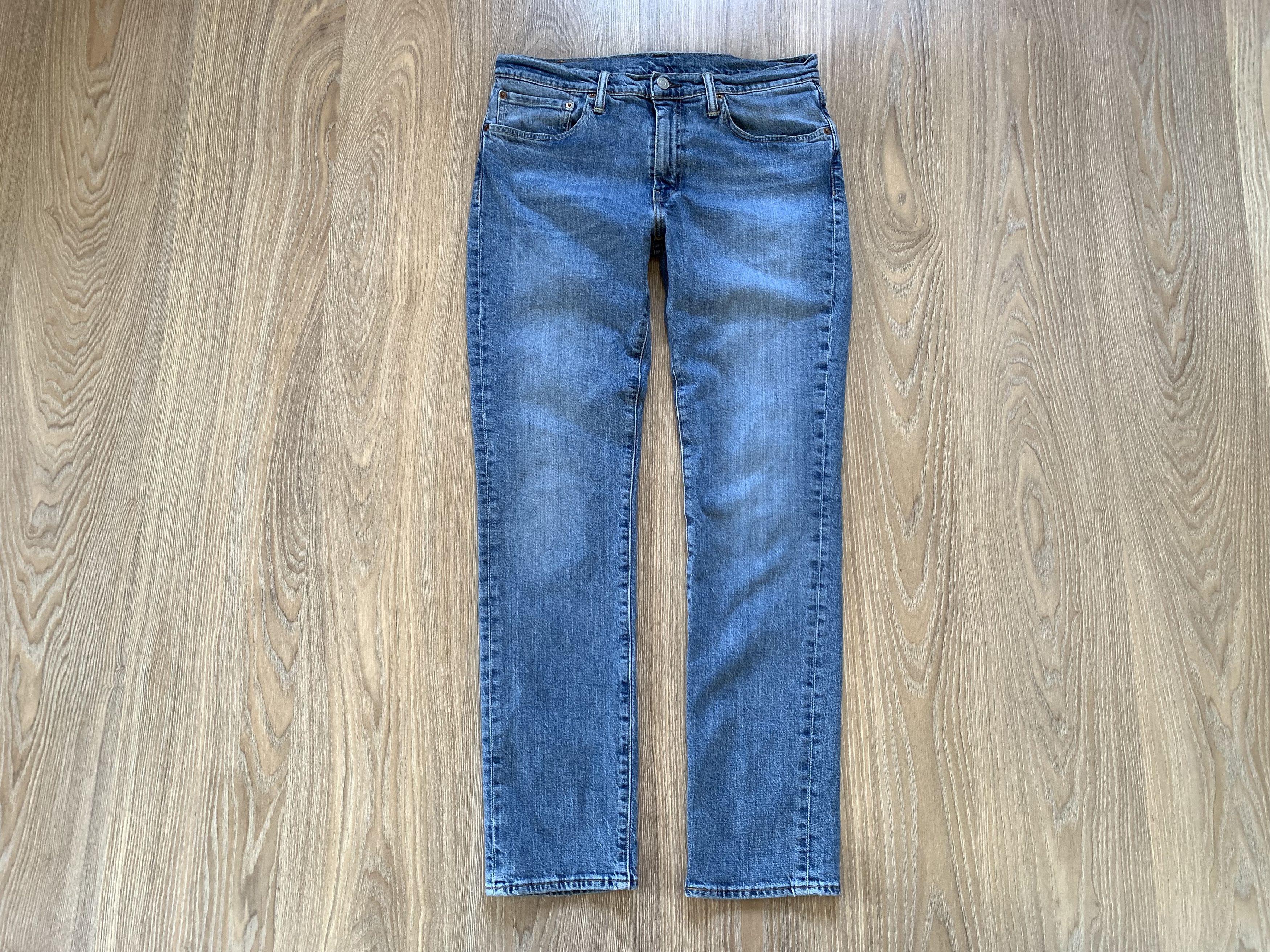Levi's × Vintage Levis 511 Stretch Light Blue Denim Jeans Size US 34 / EU 50 - 2 Thumbnail