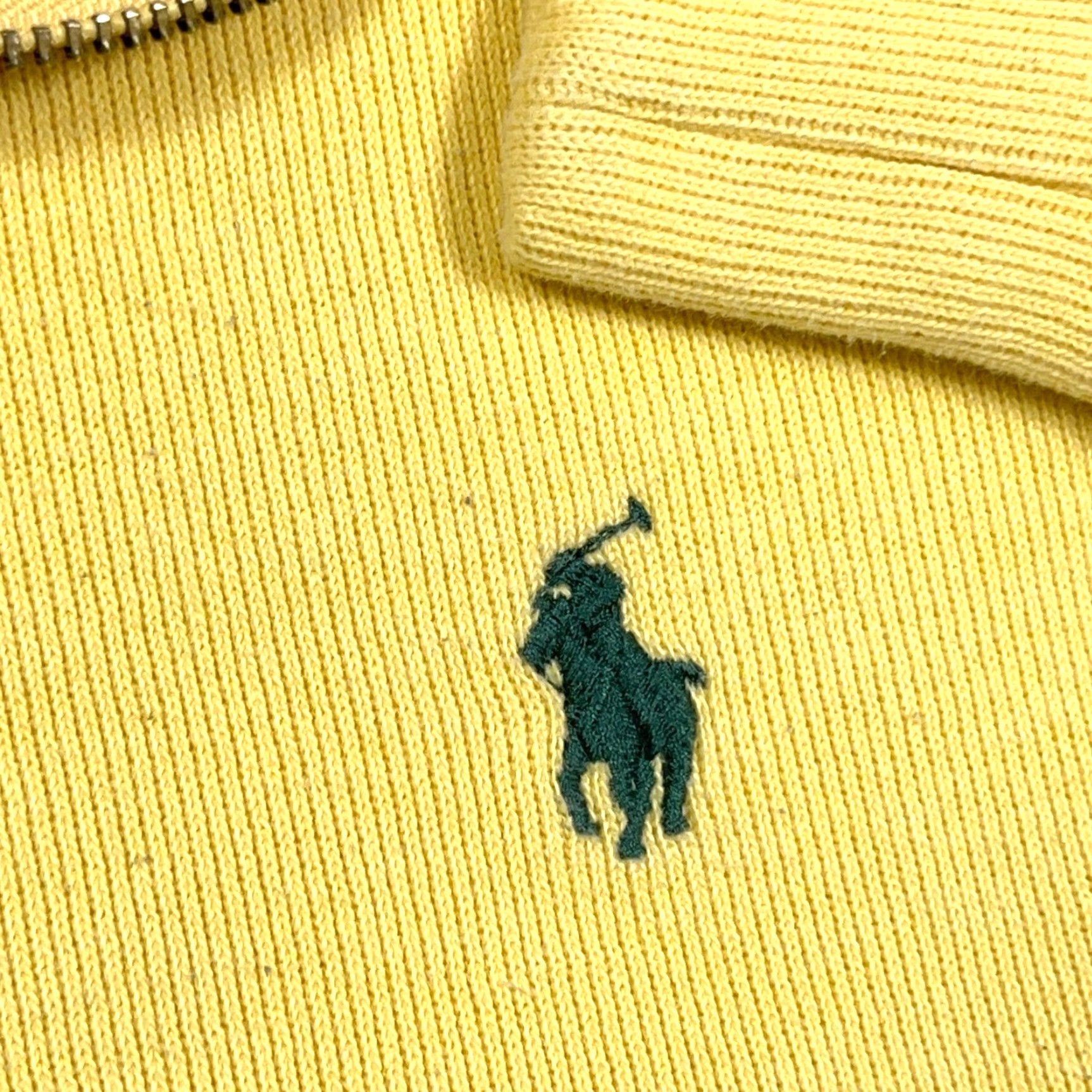 Polo Ralph Lauren Polo Ralph Lauren Sweater Men 2XL Yellow Pullover Quarter Zip Sweatshirt Size US XXL / EU 58 / 5 - 3 Thumbnail