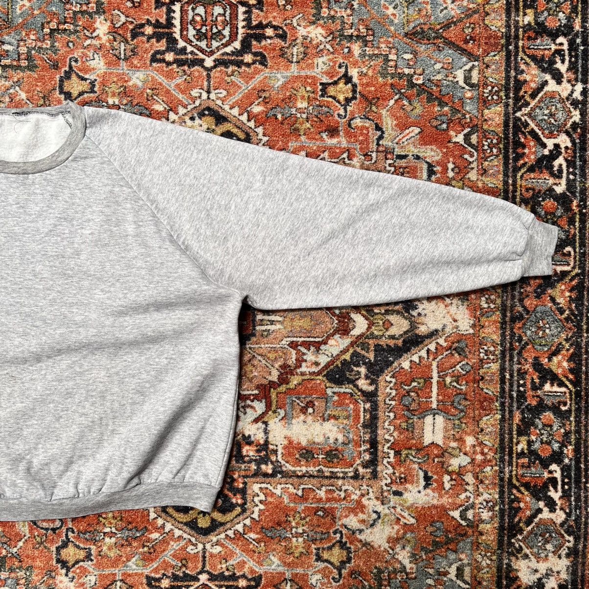 Hanes Vintage Raglan Crewneck Boxy Essential Sweatshirt Size M / US 6-8 / IT 42-44 - 12 Thumbnail
