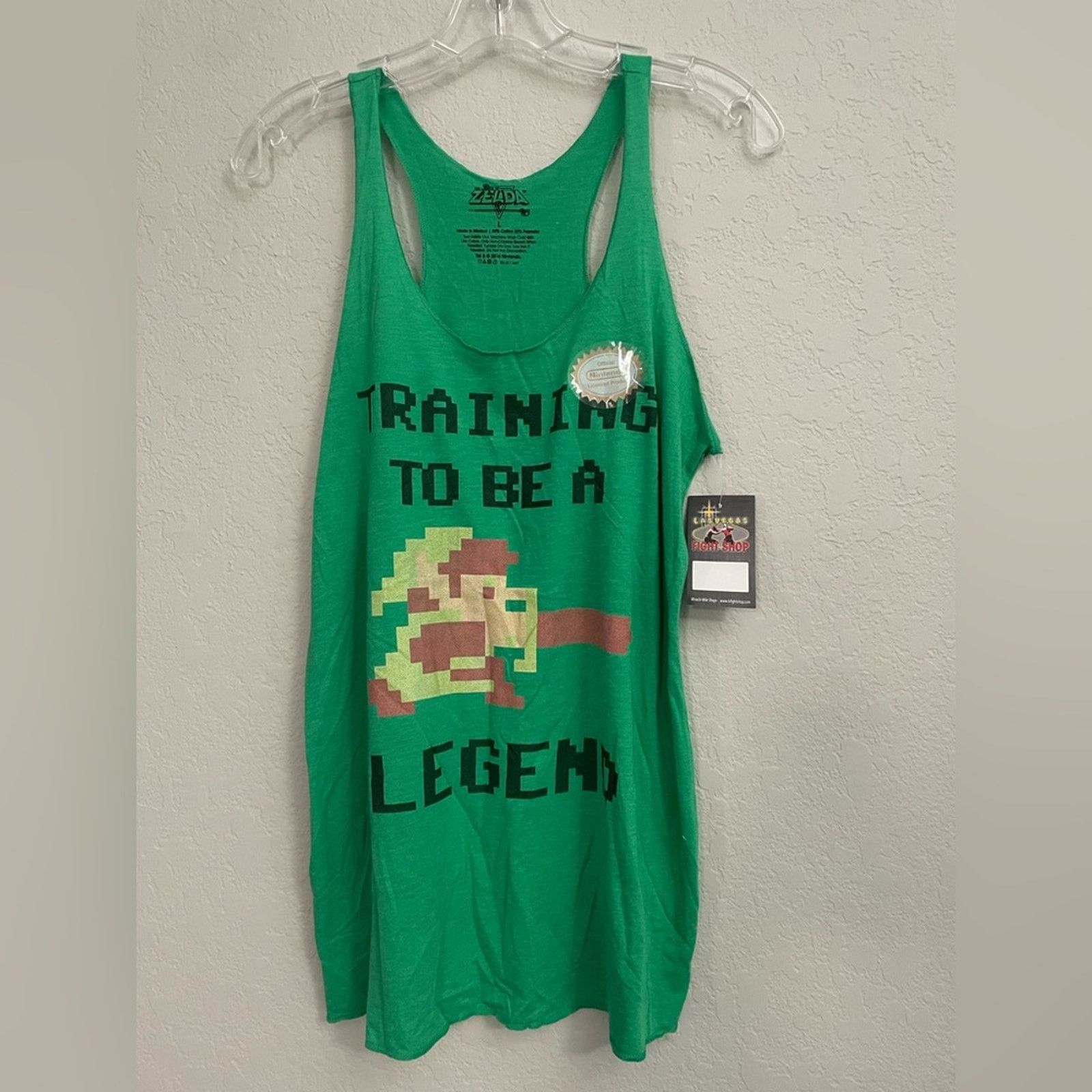 Nintendo Nintendo Legend of Zelda Green Racerback Tank Women Large Size L / US 10 / IT 46 - 1 Thumbnail
