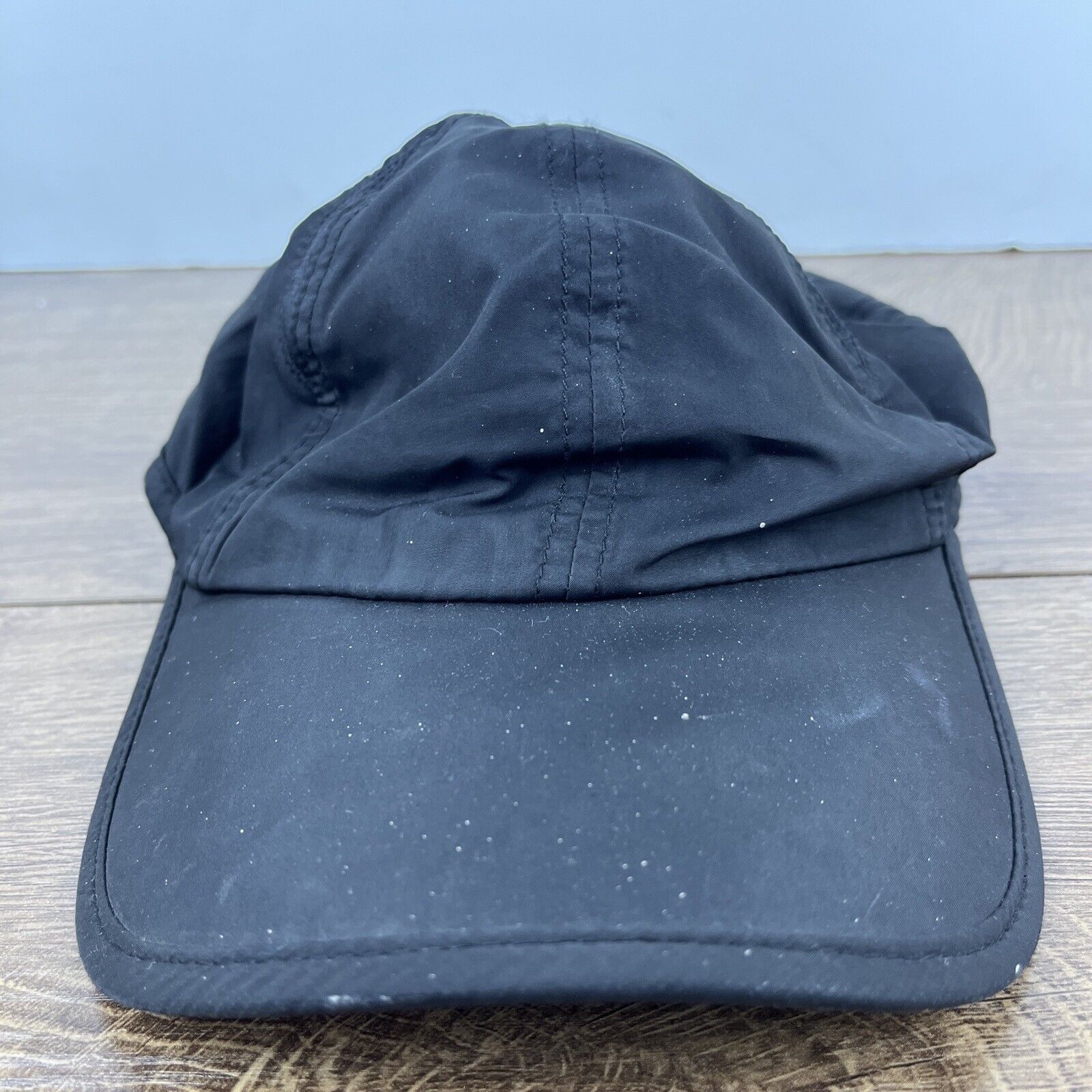 Other Black Running Hat Athletic Cap Hat Black Hat Adjustable Adul Size ONE SIZE - 3 Thumbnail