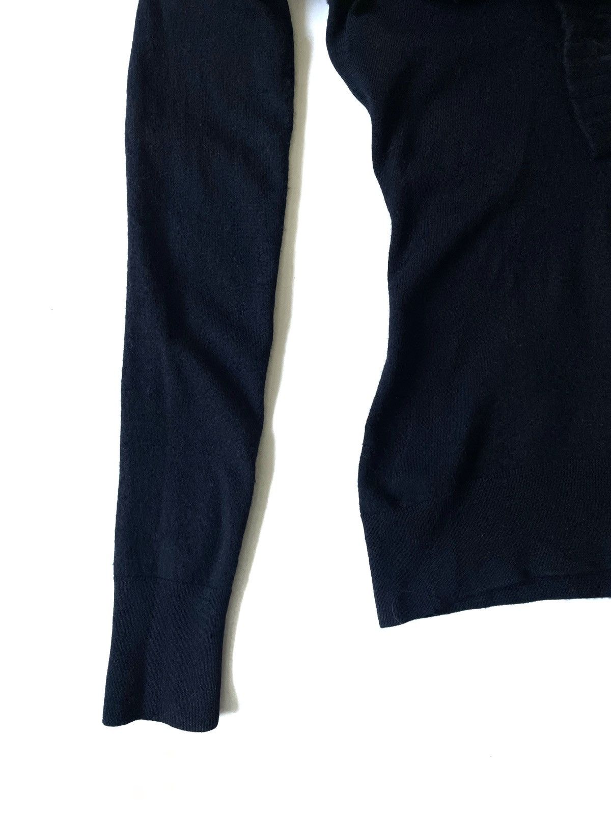 Givenchy Givenchy Women's Wool Avantgarde Black Sweater Size S Rick Size S / US 4 / IT 40 - 2 Thumbnail
