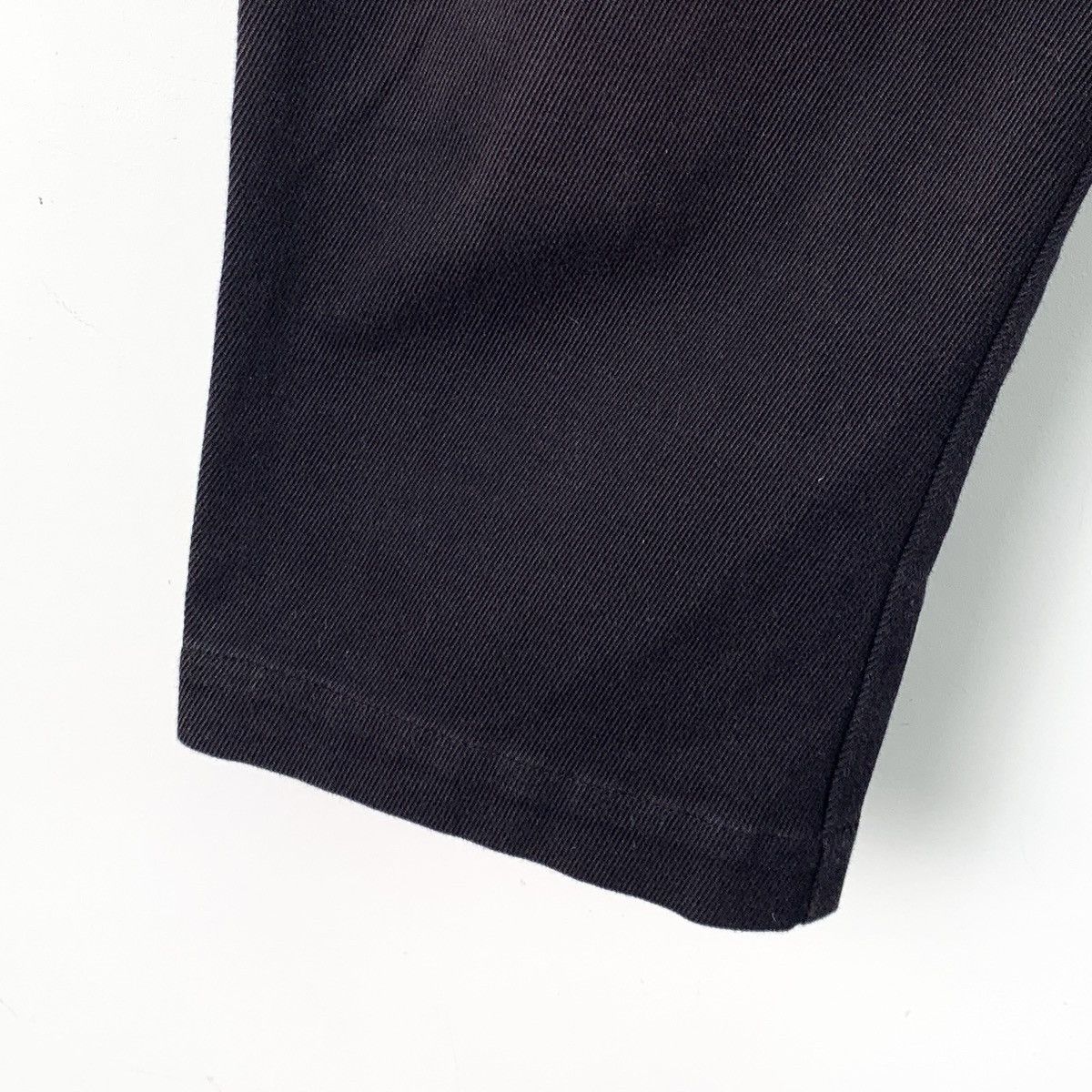 Rick Owens Rick Owens Black Cotton Low Crotch Drop Crotch Pants K26WX Size US 32 / EU 48 - 4 Thumbnail