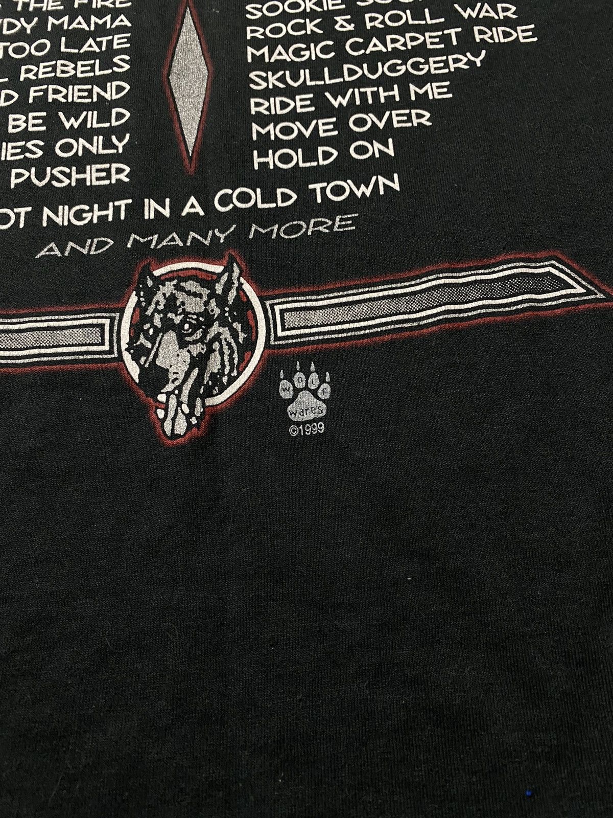 Fruit Of The Loom RARE❗️John Kay 1999 tour Steppenwolf t-shirt Size US L / EU 52-54 / 3 - 7 Thumbnail