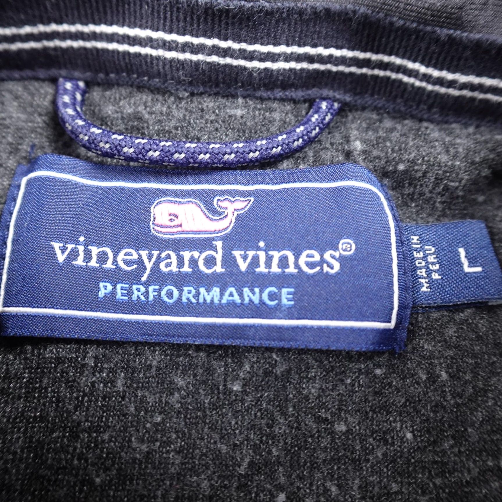 Vineyard Vines Vineyard Vines Jacket Mens L Gray Performance Fleece Snap Shirt Shacket Coat Top Size US L / EU 52-54 / 3 - 5 Thumbnail