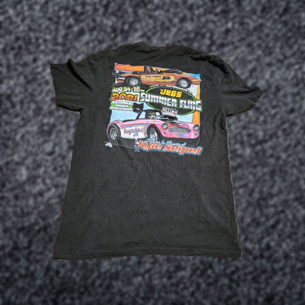 Doublet Jegs Racing T Shirt Mens Small Black Short Sleeve Graphic Print Size US S / EU 44-46 / 1 - 1 Thumbnail