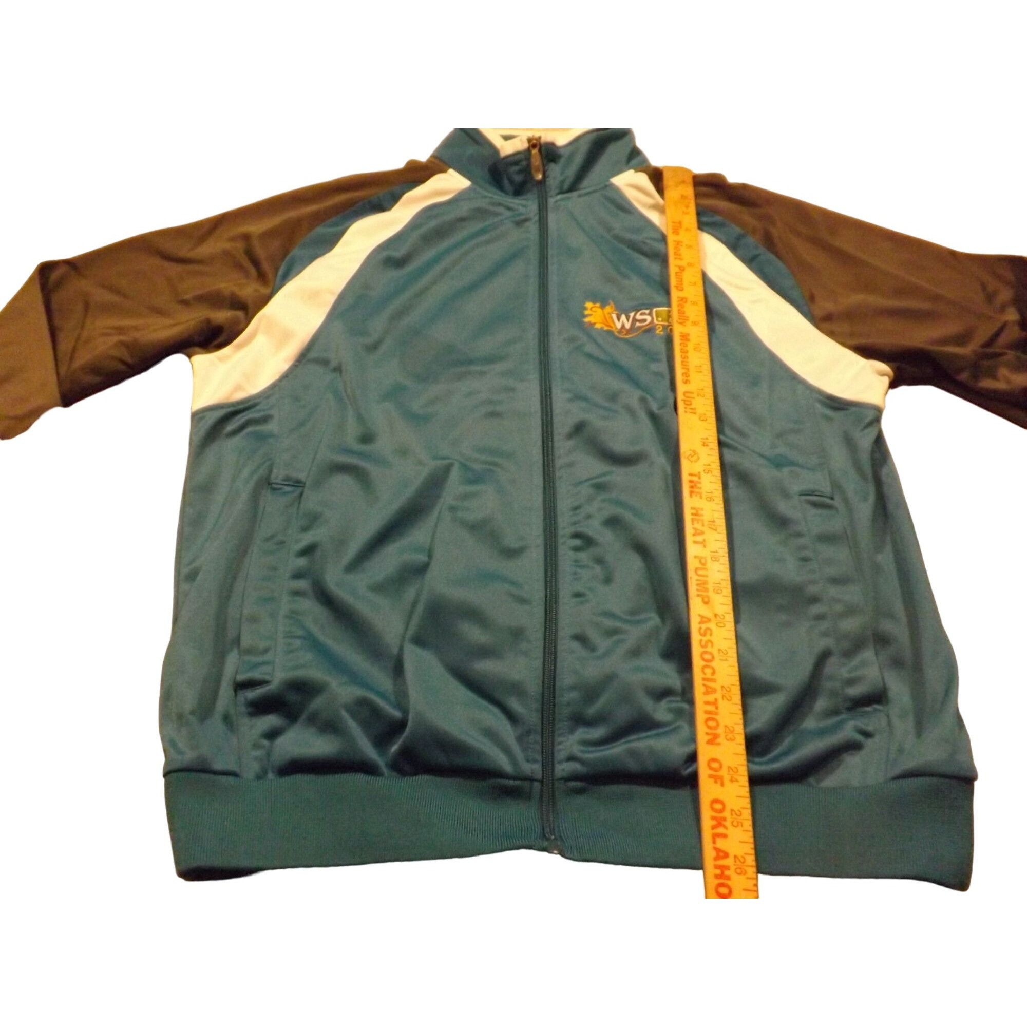 Majestic World Series 2011 MLB Majestic Jacket Men Sz L Authentic Ful Size US L / EU 52-54 / 3 - 3 Thumbnail