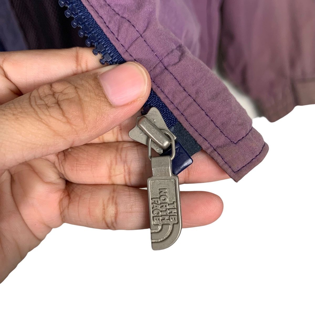 The North Face THE NORTH FACE Big Logo Purple Sun Faded Jacket #1645-C73 Size US L / EU 52-54 / 3 - 14 Thumbnail