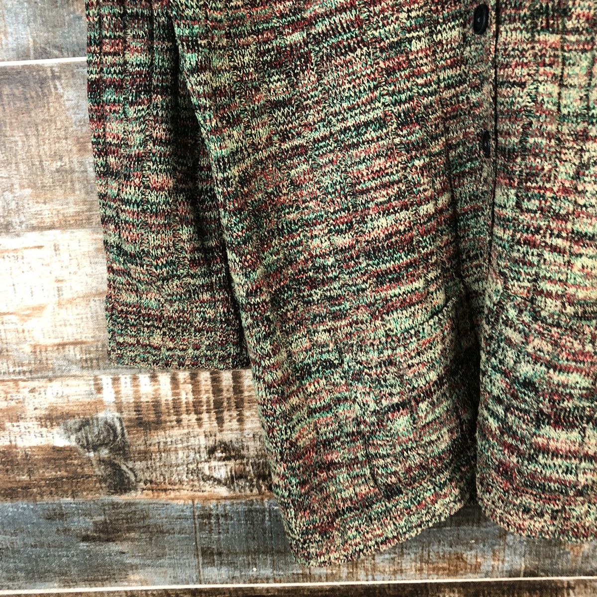 Other DL Knit japan vintage Green Cardigan Knitwear #C688 Size M / US 6-8 / IT 42-44 - 7 Thumbnail