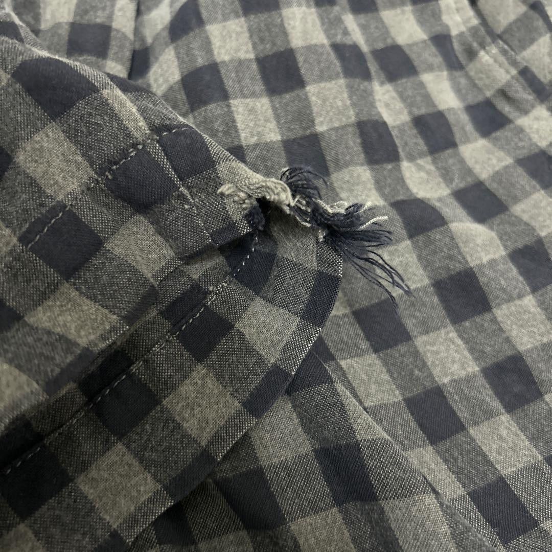 Yohji Yamamoto yohji yamamoto Deformed balloon check slacks with belt Size US 37 - 6 Thumbnail