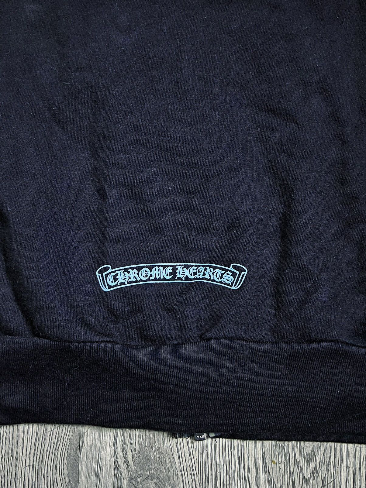 Chrome Hearts Chrome Hearts light blue hoodie zip up 💙➕ Size M / US 6-8 / IT 42-44 - 11 Thumbnail