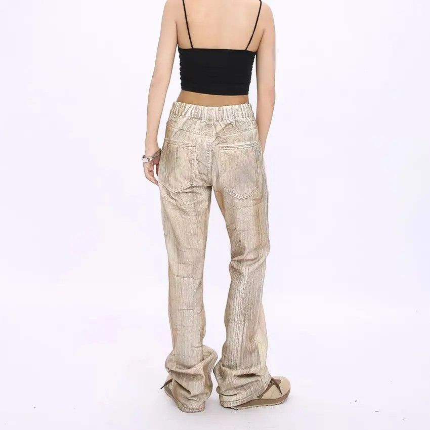 Designer × Japanese Brand Vintage Hip Hop Streetwear Loose Casual Jeans Size US 33 - 4 Thumbnail