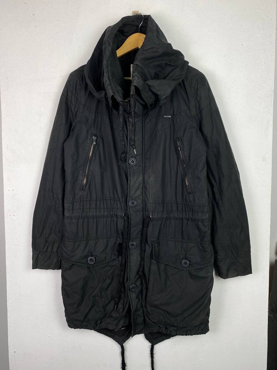 Diesel diesel black fishtail parka nice design Size US M / EU 48-50 / 2 - 2 Thumbnail