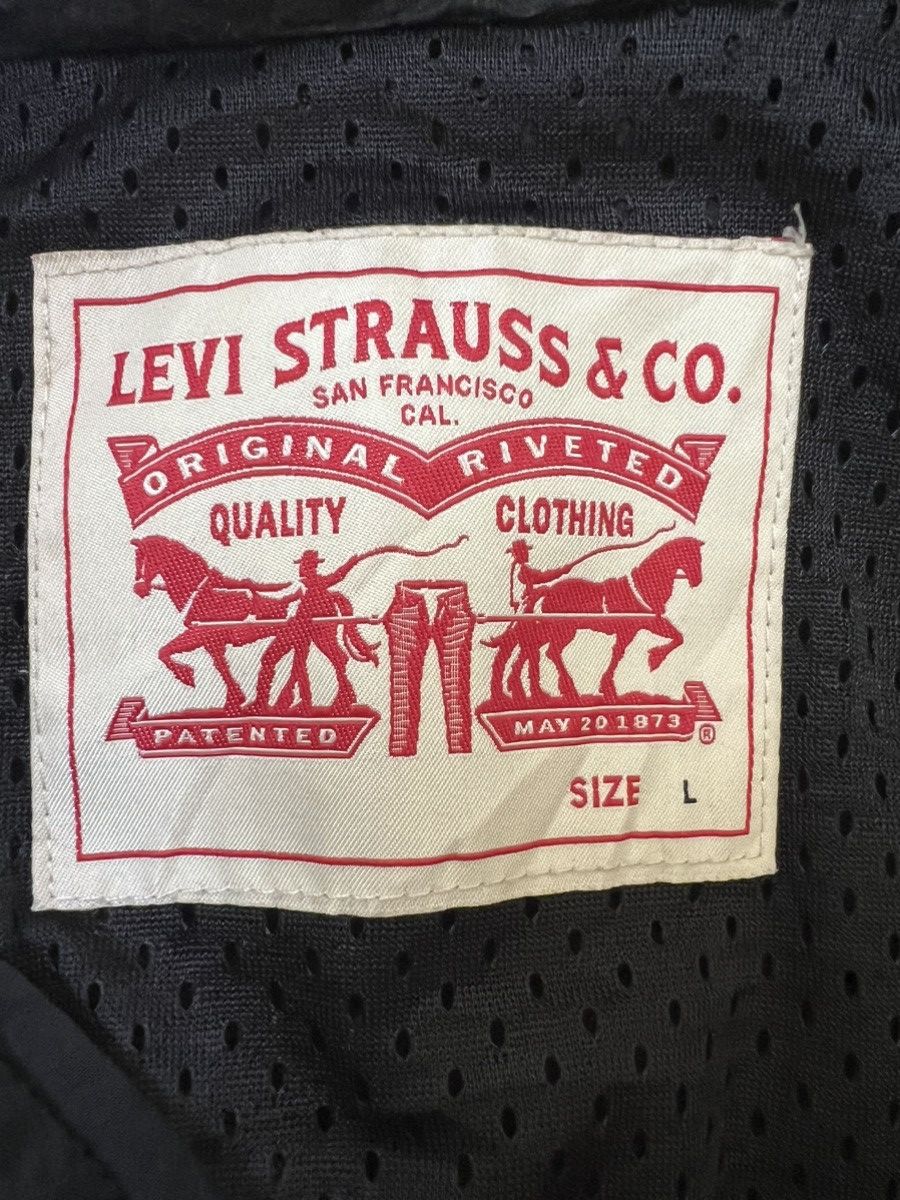 Levi's Fleece jacket/L/polyester/BLK/plain. (GJ35) Size US L / EU 52-54 / 3 - 3 Thumbnail