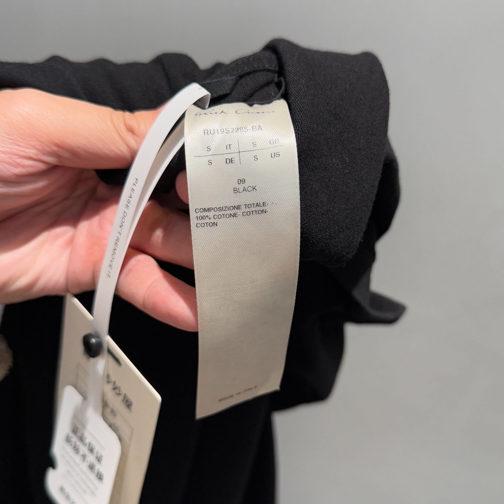 Rick Owens rick owens Mainline neckline drawstring classic sweatshirt Size US S / EU 44-46 / 1 - 6 Thumbnail