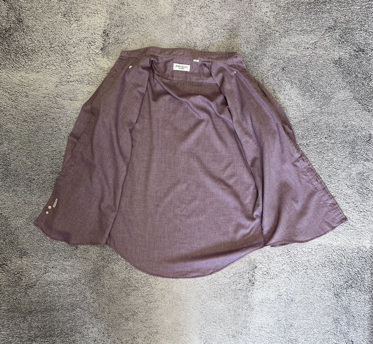 Yves Saint Laurent YSL Men’s Shirt Size 39/15.5 Pink Embroidered Logo Vintage Size US L / EU 52-54 / 3 - 13 Thumbnail