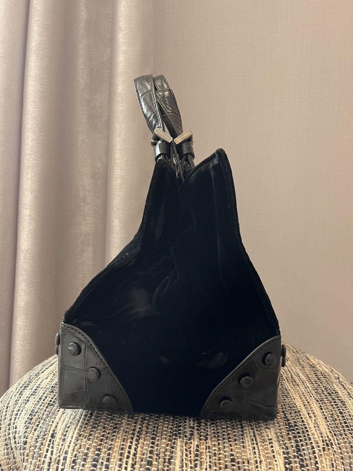 Emporio Armani Hype Giorgio Armani Gargonne bag luxury velour Y2K Size ONE SIZE - 4 Thumbnail