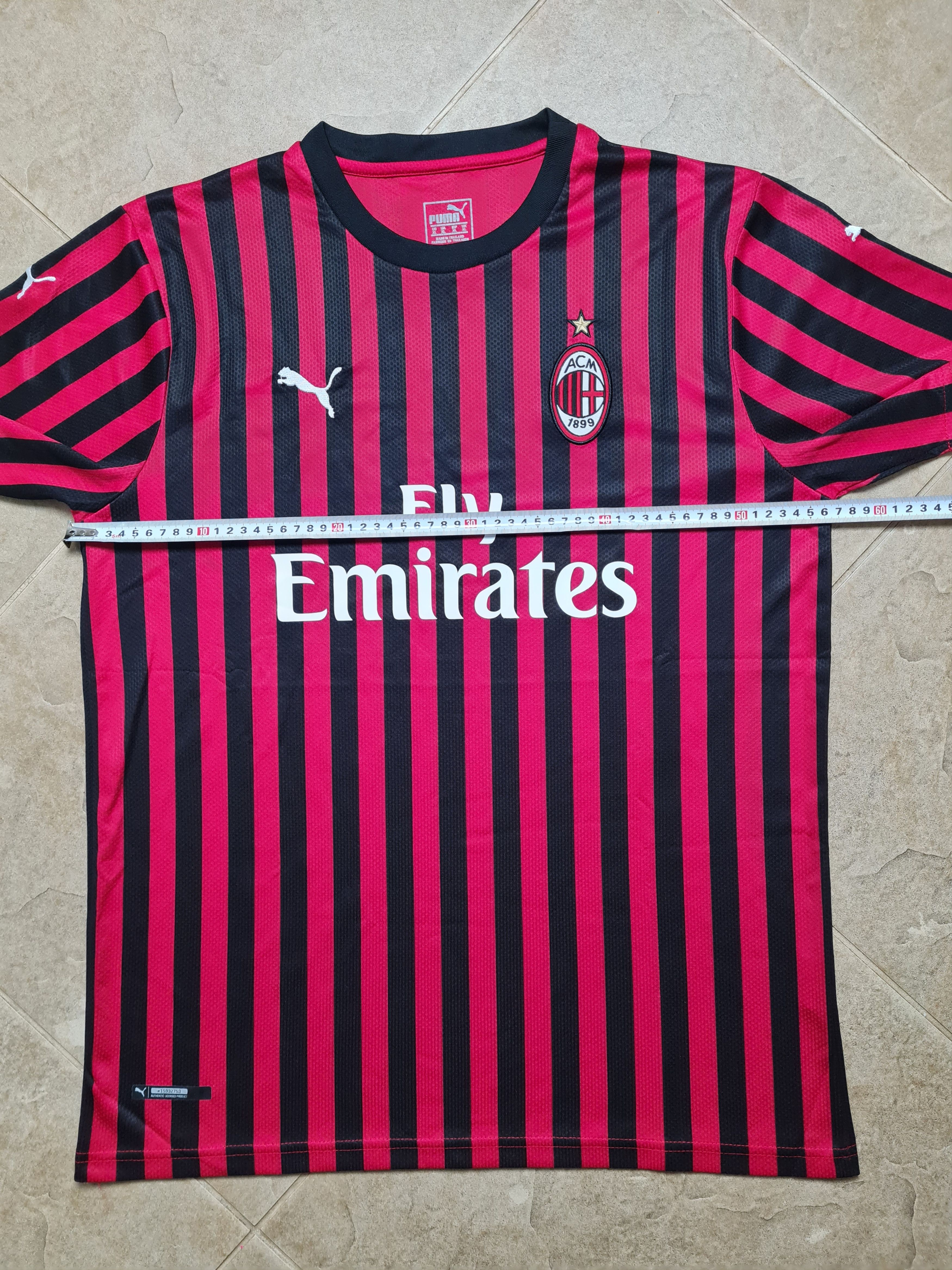 Puma MILAN 2019-2020 HOME FOOTBALL SHIRT PUMA 754419-06 Size US XL / EU 56 / 4 - 9 Thumbnail