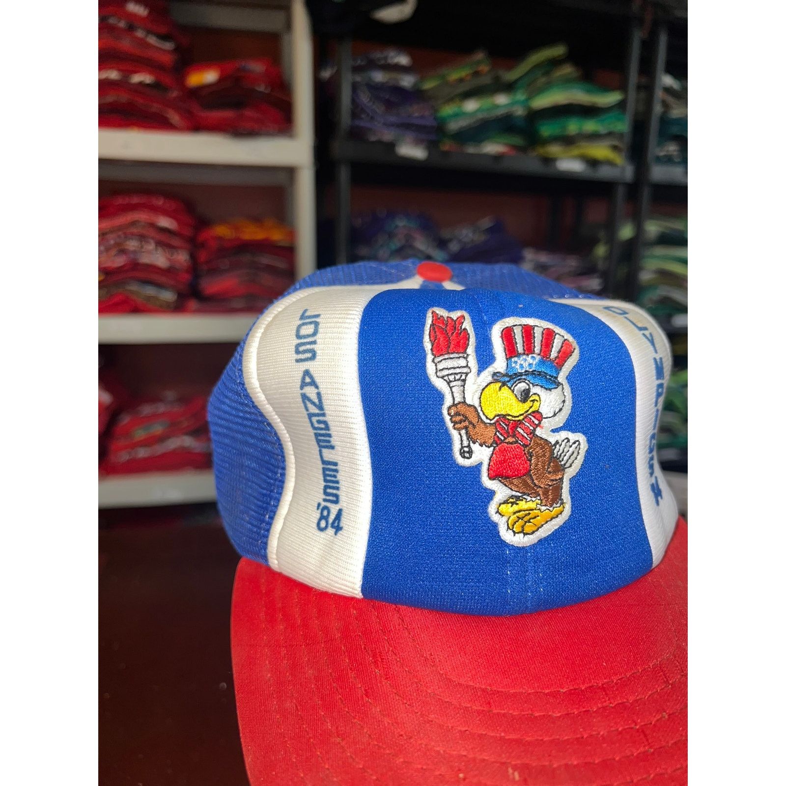Vintage Vintage Los Angeles Olympics Snapback Trucker Hat Cap VTG Size ONE SIZE - 2 Thumbnail