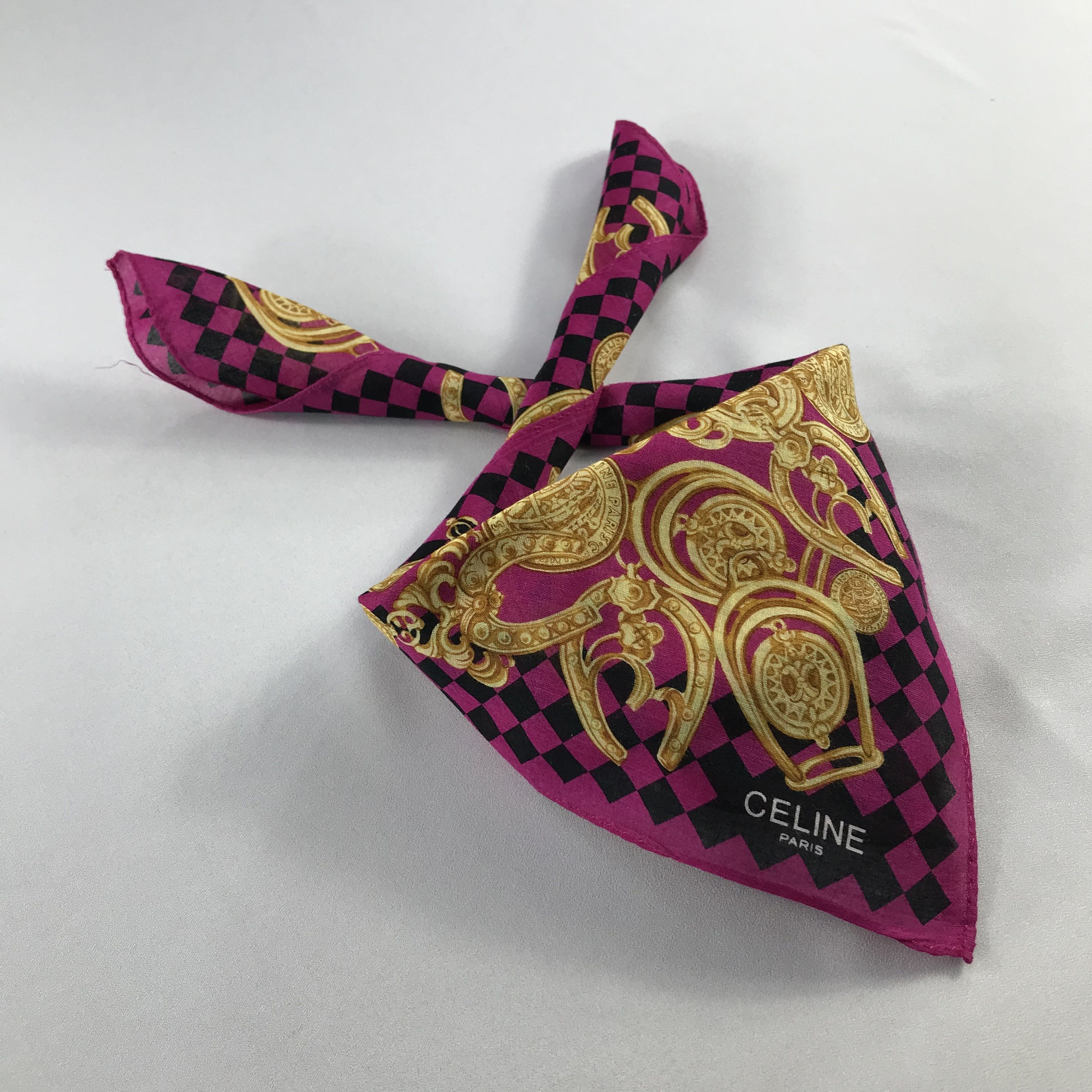 Celine Celine Handkerchief / Bandana / Neckerchief C723 Size ONE SIZE - 2 Thumbnail