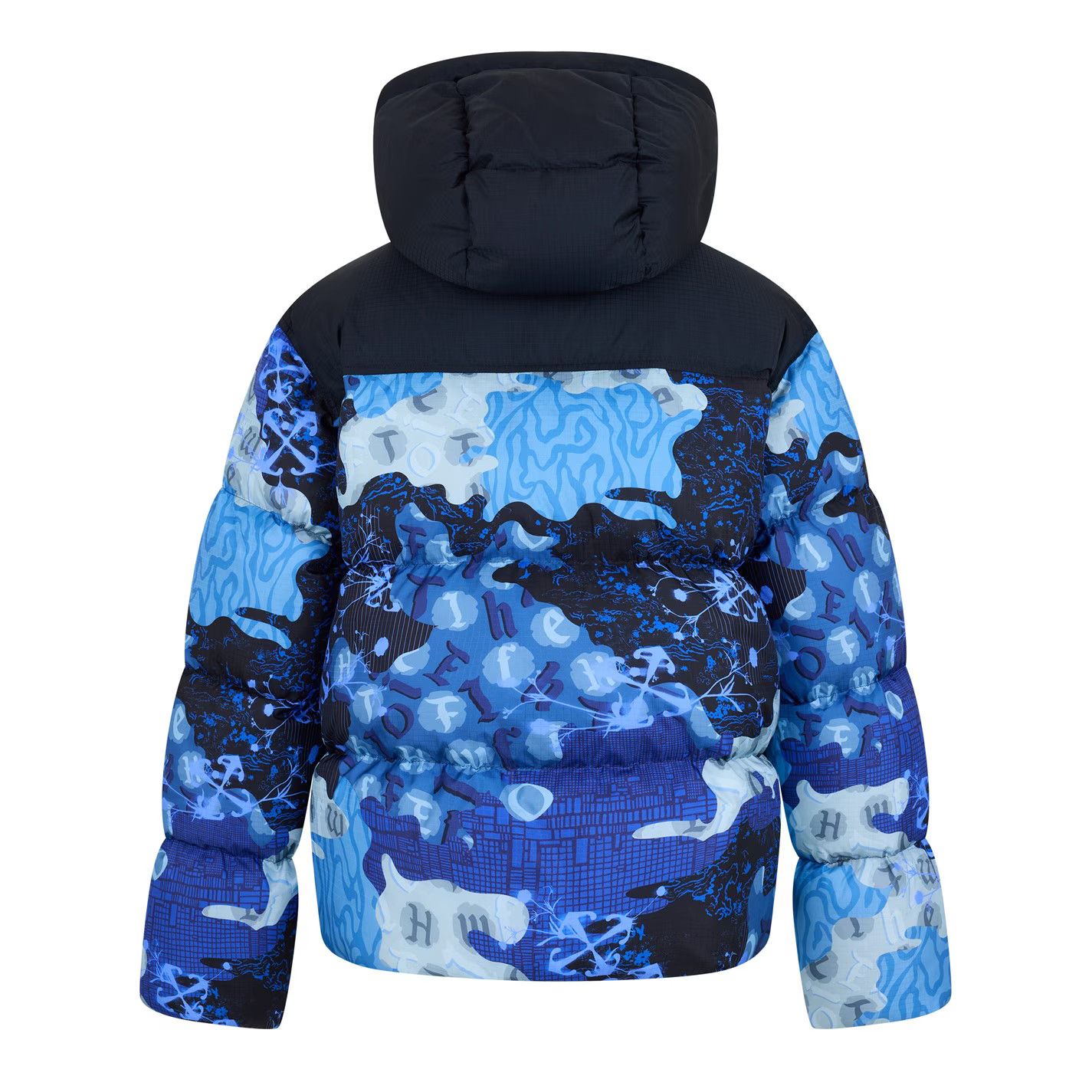 Off-White o1g2r1mq0326 Wind Resistant Puffer Jacket in Multicolor Size US M / EU 48-50 / 2 - 2 Thumbnail