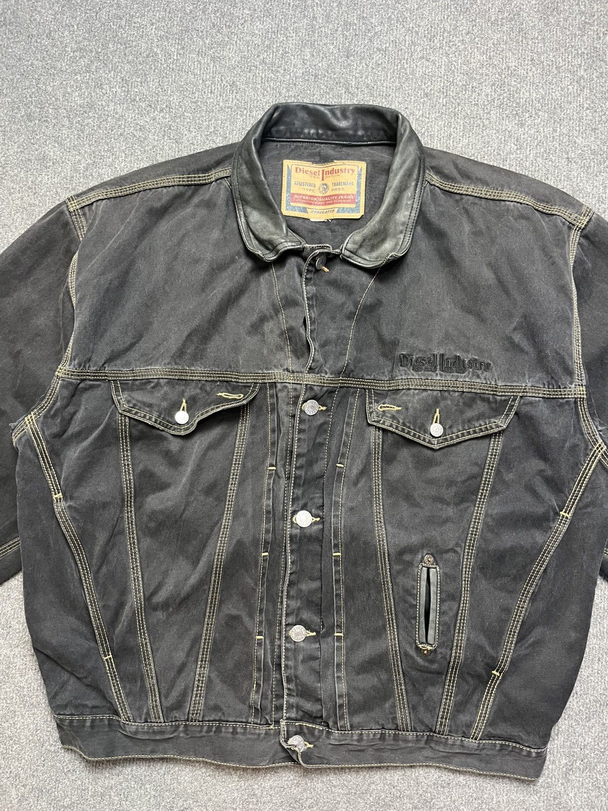 Diesel Vintage diesel denim bomber Size US L / EU 52-54 / 3 - 4 Thumbnail
