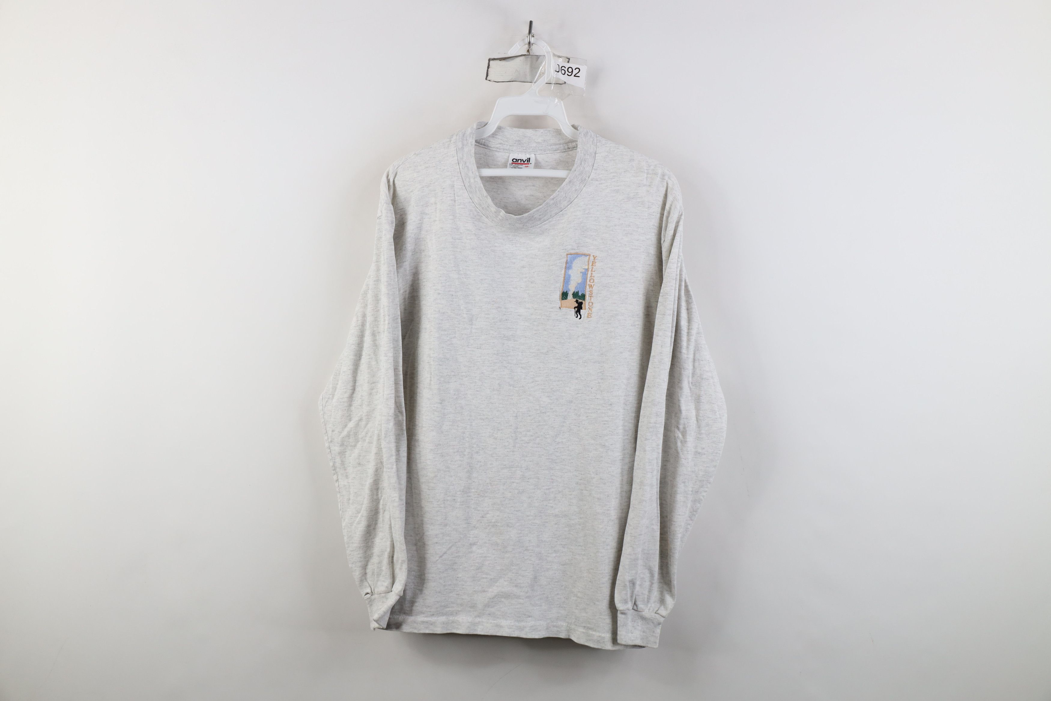 Vintage Vintage 90s Streetwear Yellowstone Long Sleeve T-Shirt Size US M / EU 48-50 / 2 - 1 Thumbnail