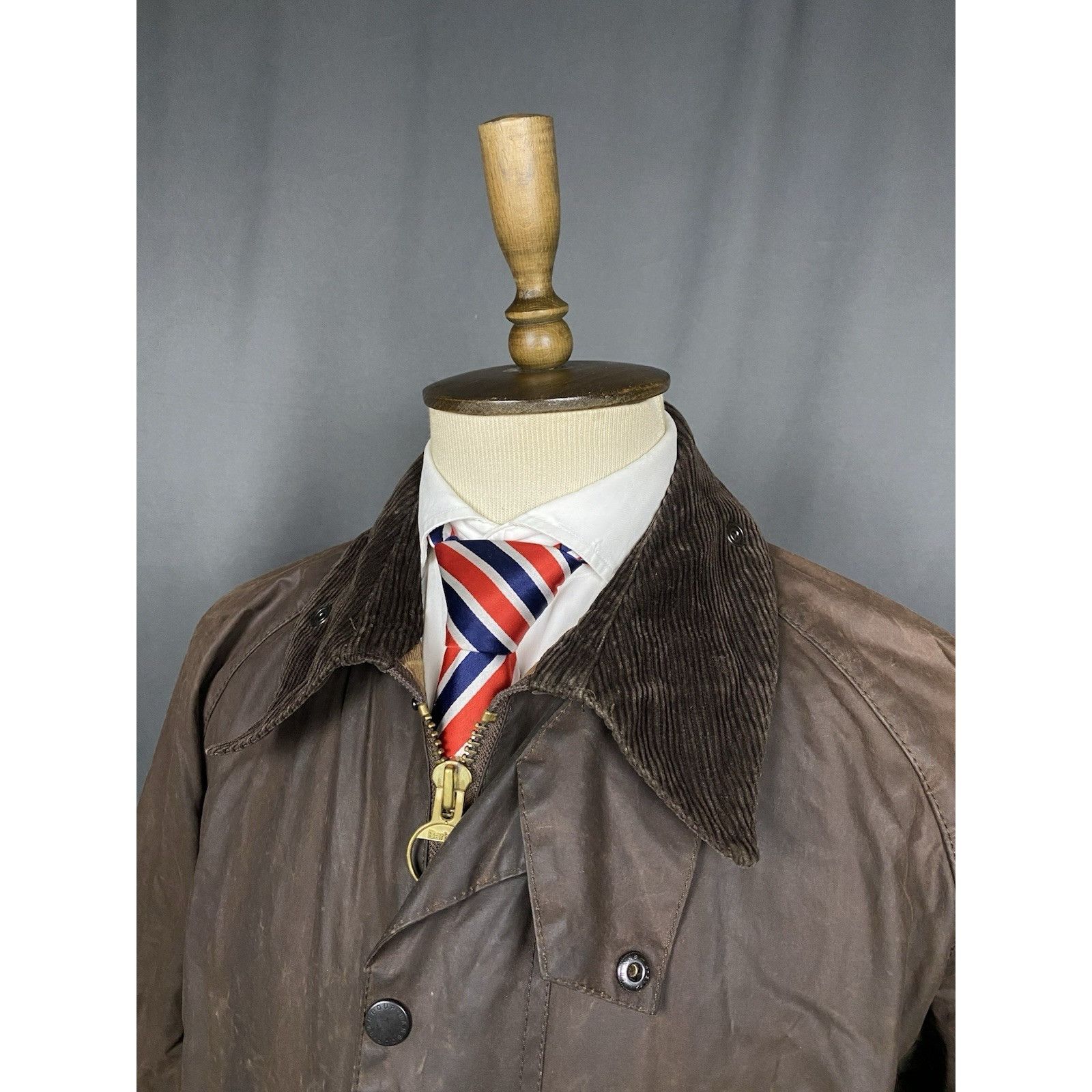 Barbour Barbour Beaufort Men's Brown Waxed Motorcycle Jacket Size L- Size US L / EU 52-54 / 3 - 6 Thumbnail