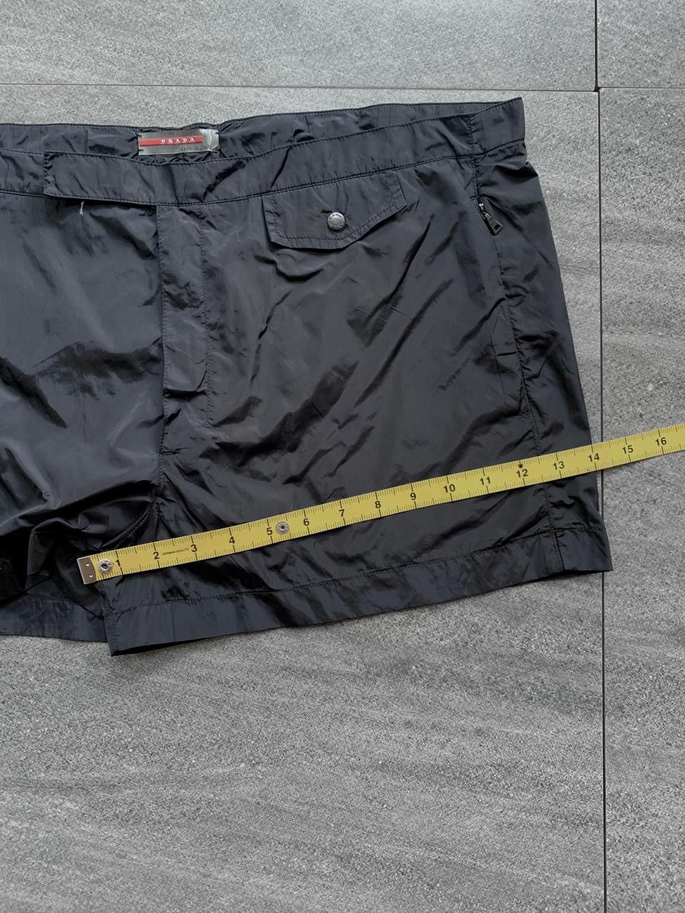 Prada FREE TAX! 2000s Red Tab Swim Trunk/Shorts Size US 36 / EU 52 - 16 Thumbnail