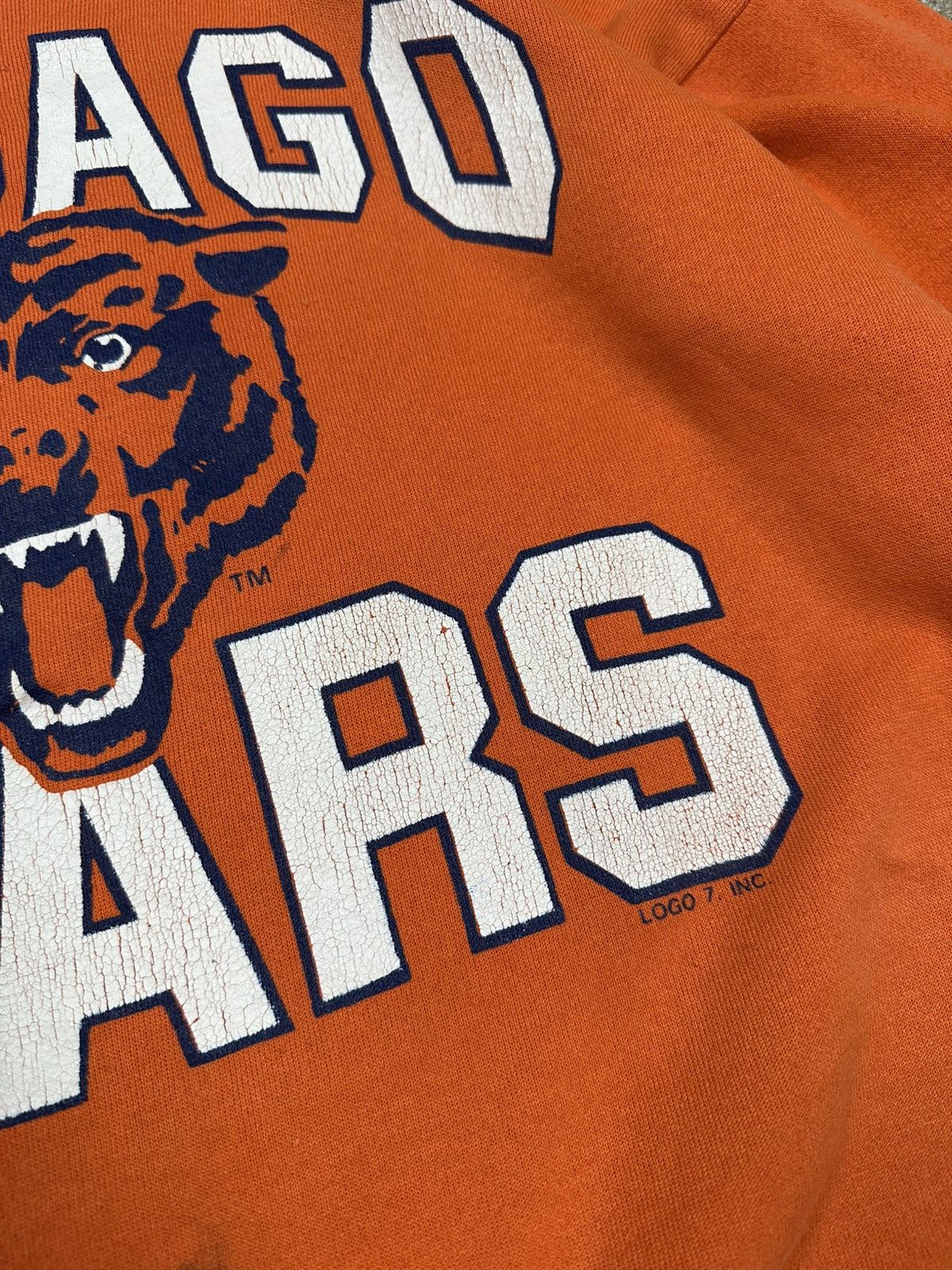 Logo 7 Vintage 90s Chicago Bears NFL Orange Crewneck Sweatshirt Size US L / EU 52-54 / 3 - 6 Thumbnail