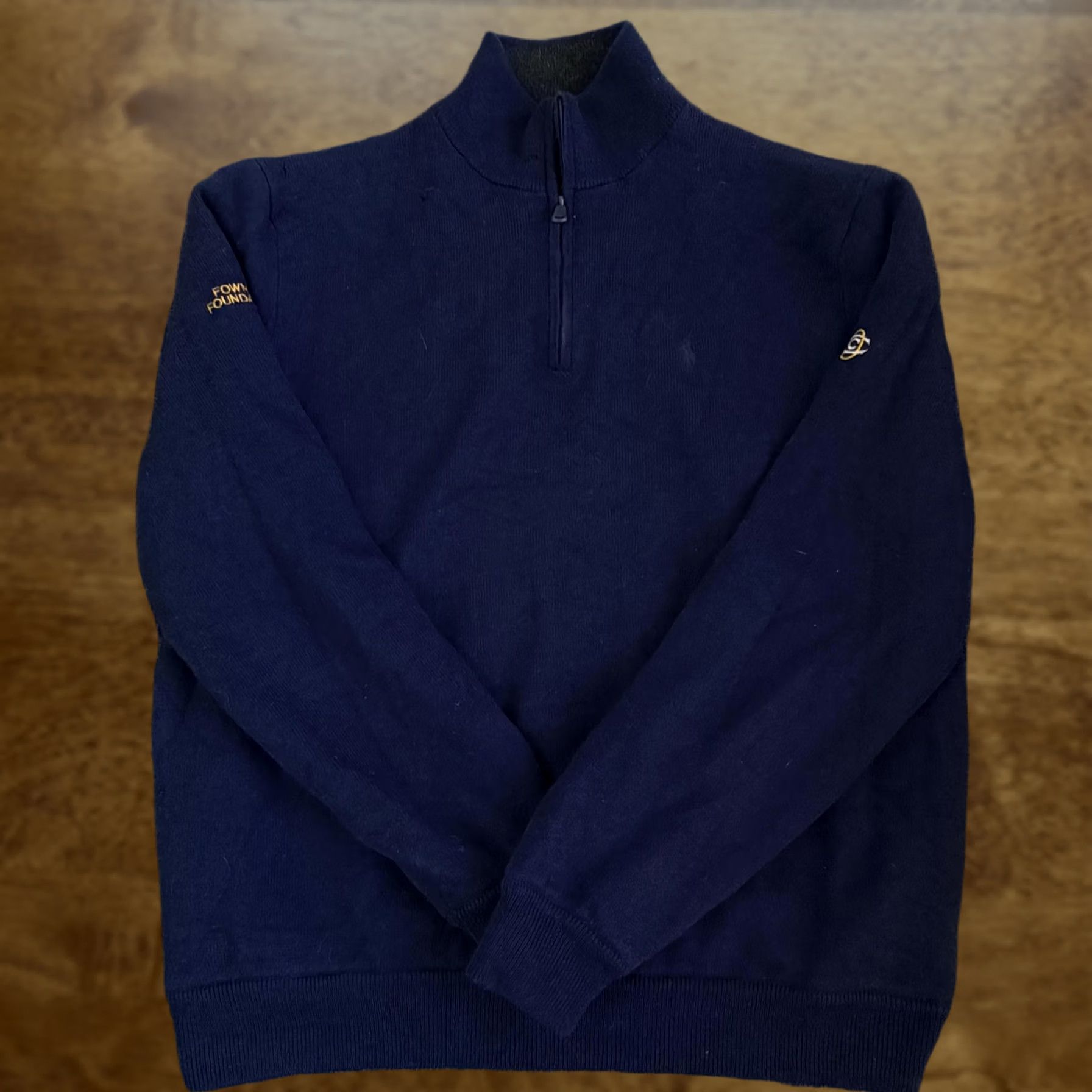 Polo Ralph Lauren Polo Golf Ralph Lauren Sweater Mens XL Blue 1/4 Zip Mock Neck Merino Lined Size US XL / EU 56 / 4 - 1 Thumbnail