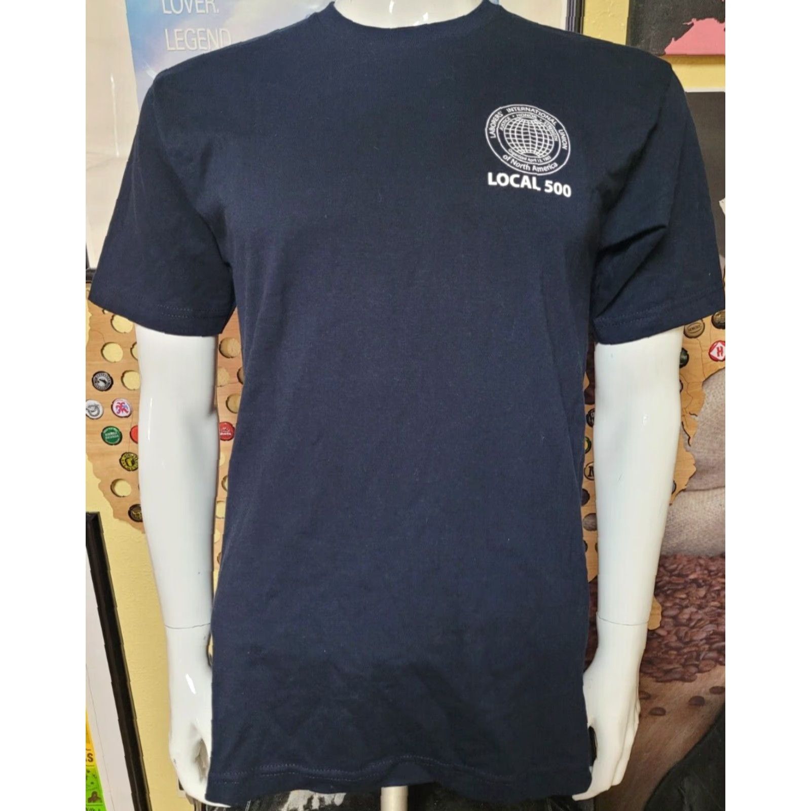 Vintage Laborers International Union Local 500 T Shirt Toledo OH Medium Construction USA Size US M / EU 48-50 / 2 - 2 Thumbnail