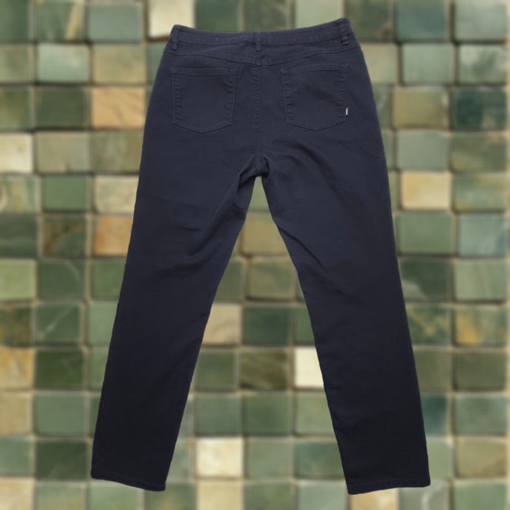 Prana PrAna Kayla High Rise Jeans Womens Size 12 Black Organic Cotton Stretch Denim 5-Pocket Size 34" / US 12 / IT 48 - 1 Thumbnail