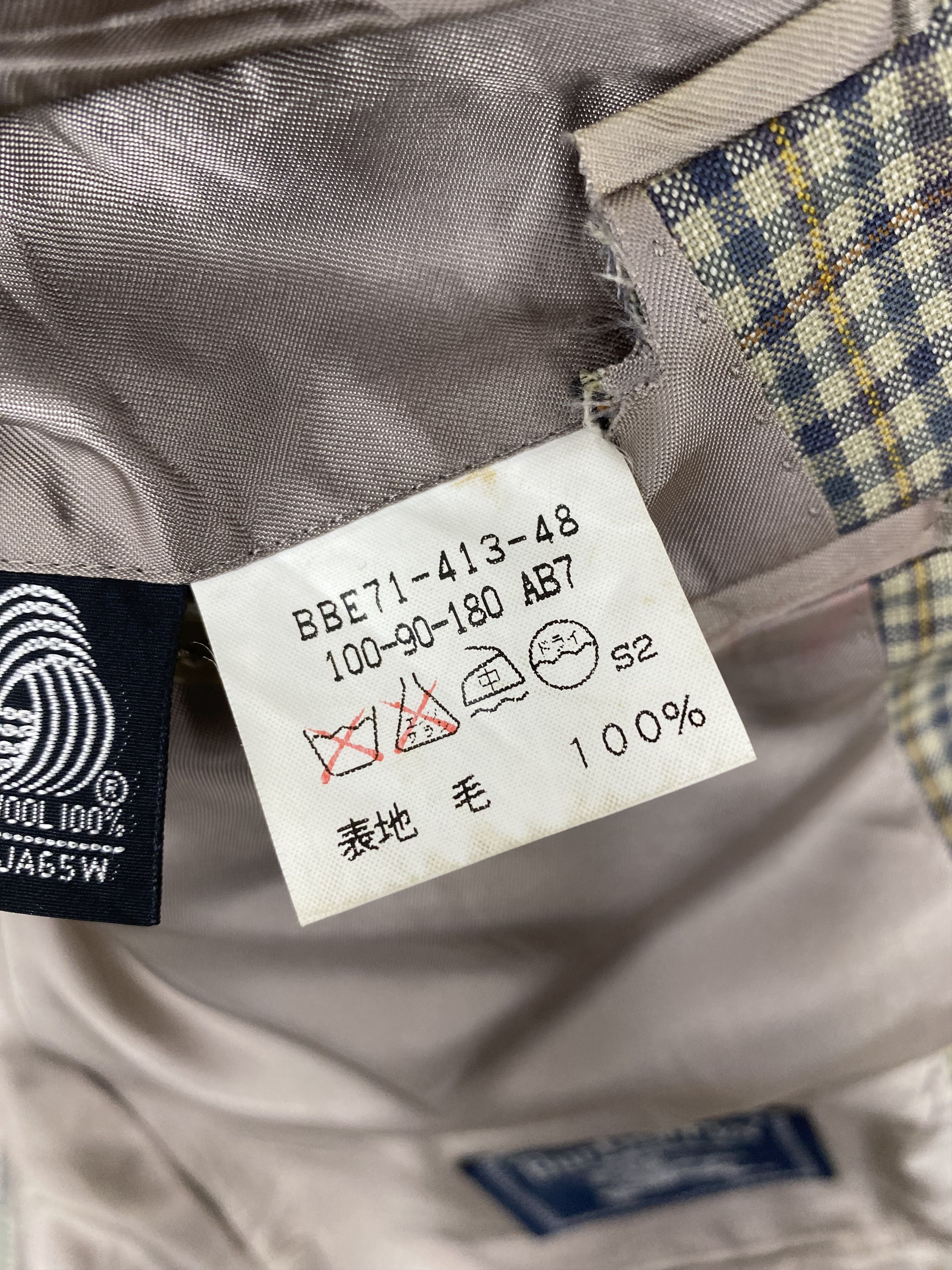 Burberry × Vintage Vintage Burberry Checkered Blazers Size 36R - 7 Thumbnail