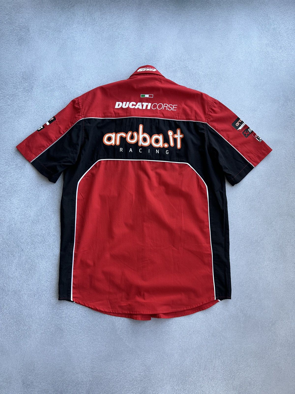 Ducati × Vintage Vintage Ducati Corse Short Sleeve Racing Buttons Shirt Size US L / EU 52-54 / 3 - 8 Thumbnail