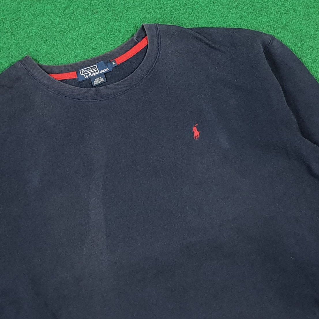 Polo Ralph Lauren Vintage Polo Ralph Lauren Embroidery Logo Sweatshirt C291N11 Size US XL / EU 56 / 4 - 2 Thumbnail
