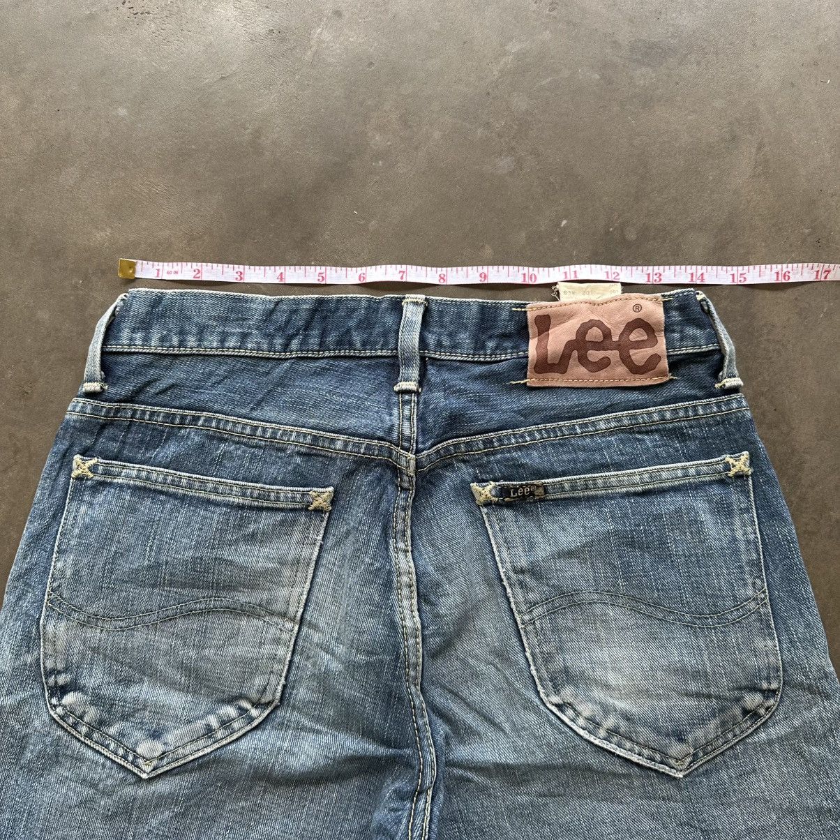 Japanese Brand Vintage LEE Rider FLARE Bootcut Distressed Denim Jean Pant Size US 29 - 14 Thumbnail