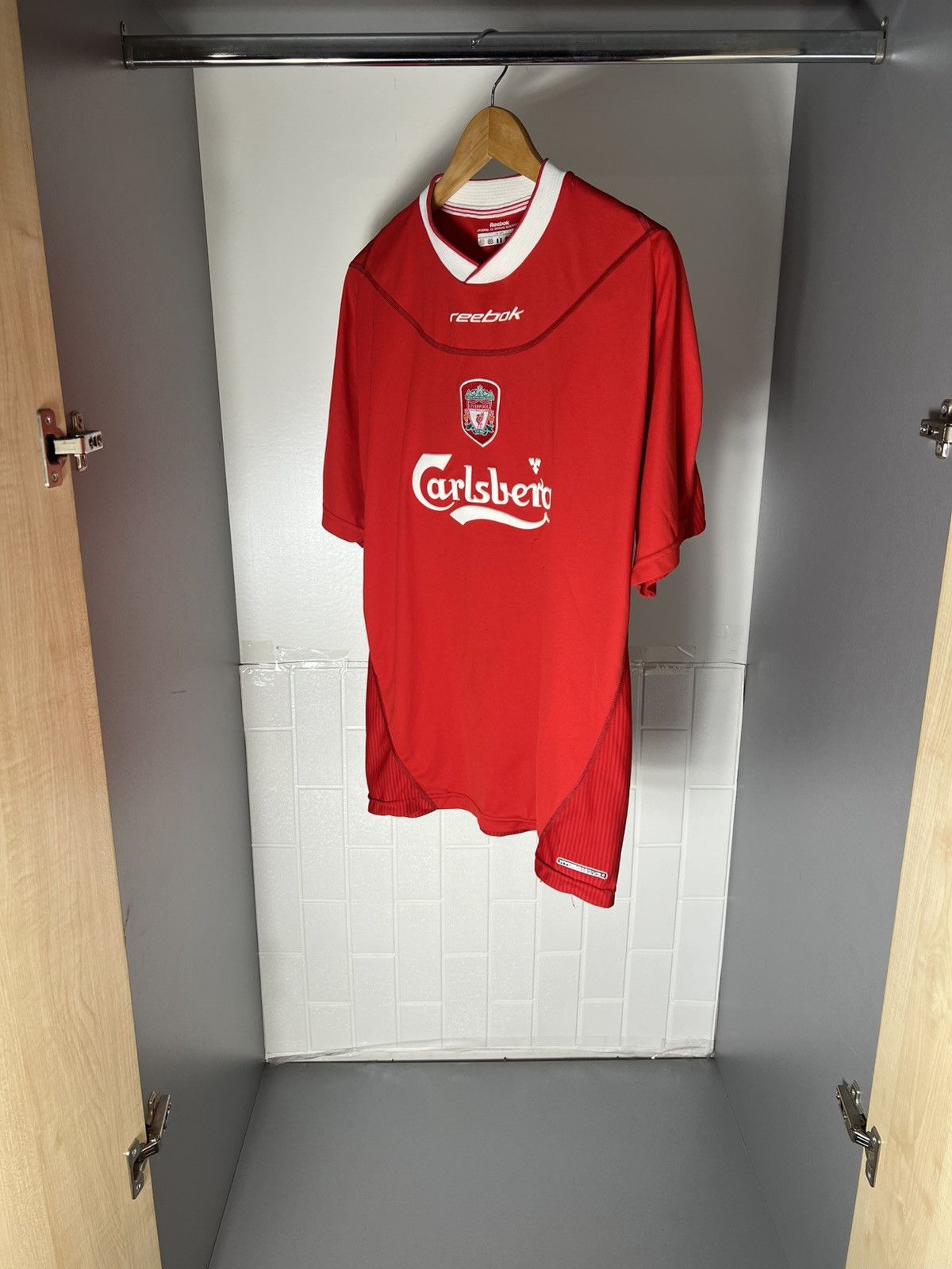 Reebok VINTAGE REEBOK FC LIVERPOOL ENGLAND SOCCER JERSEY RETRO 90s Size US XL / EU 56 / 4 - 8 Thumbnail