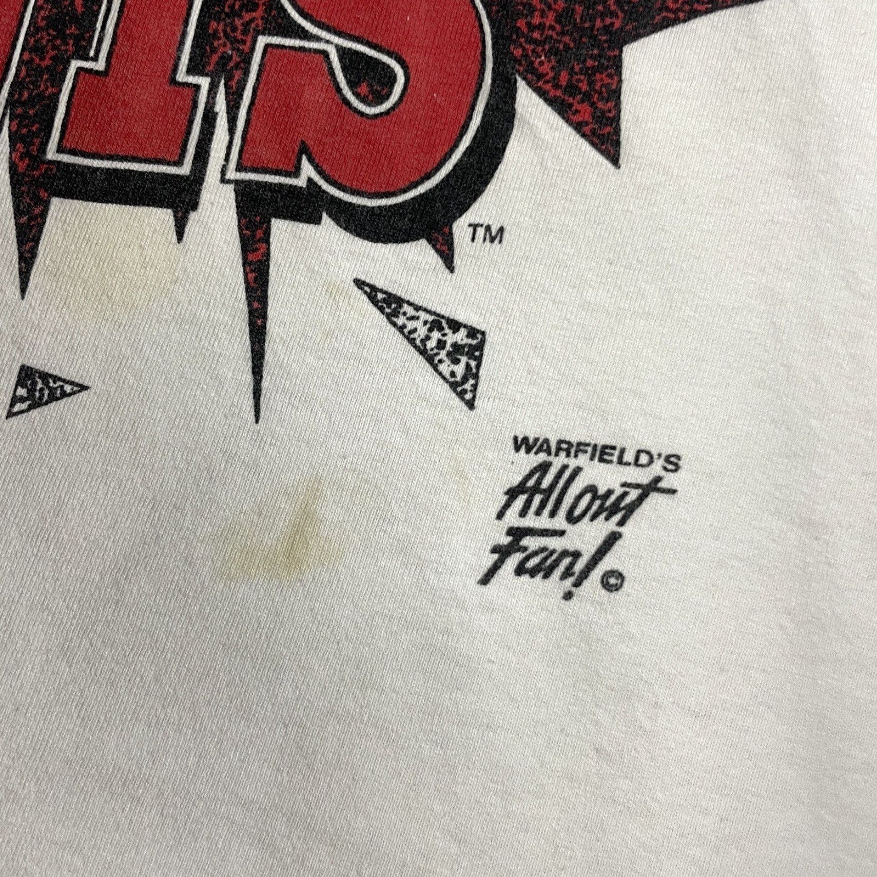 Vintage VINTAGE True Fan New York Giants Tshirt Adult L White USA Football Giants Logo 1990s Gameday Size US L / EU 52-54 / 3 - 5 Thumbnail