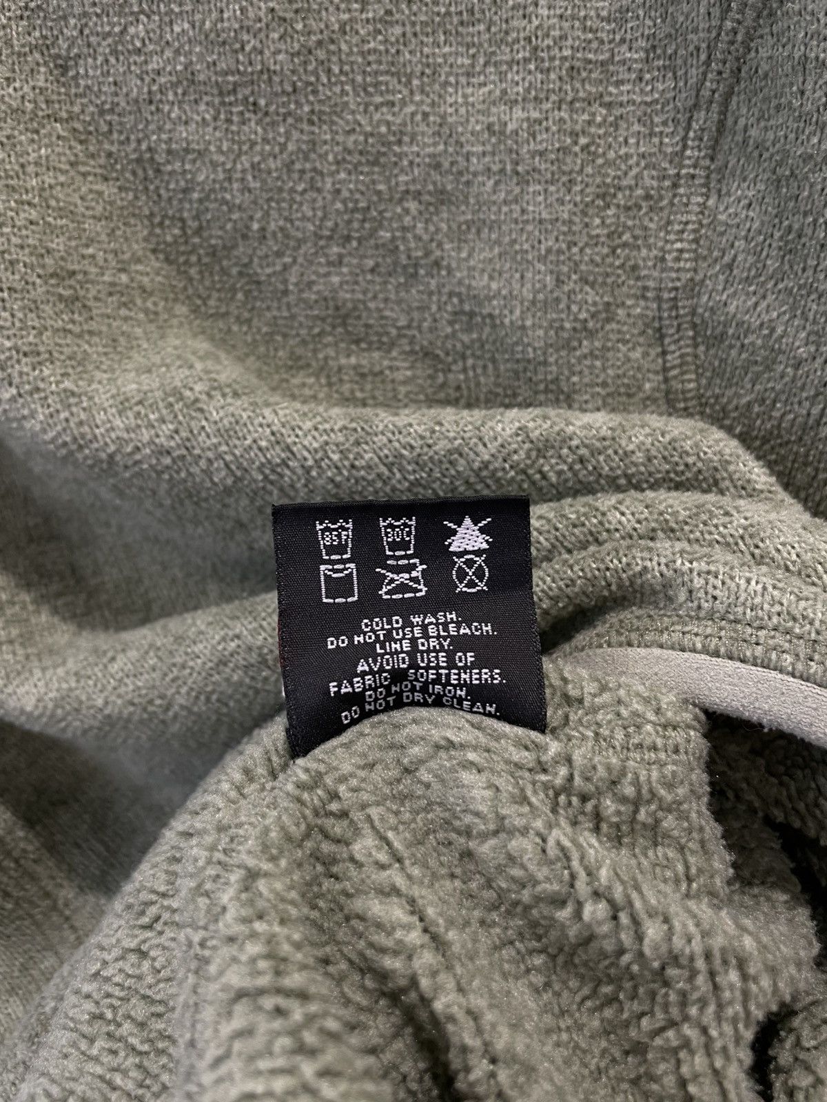 Arc'teryx × Vintage Arc'teryx Fleece Jacket 1/4 Zip Sherpa Long Sleeve Green Size M / US 6-8 / IT 42-44 - 11 Thumbnail