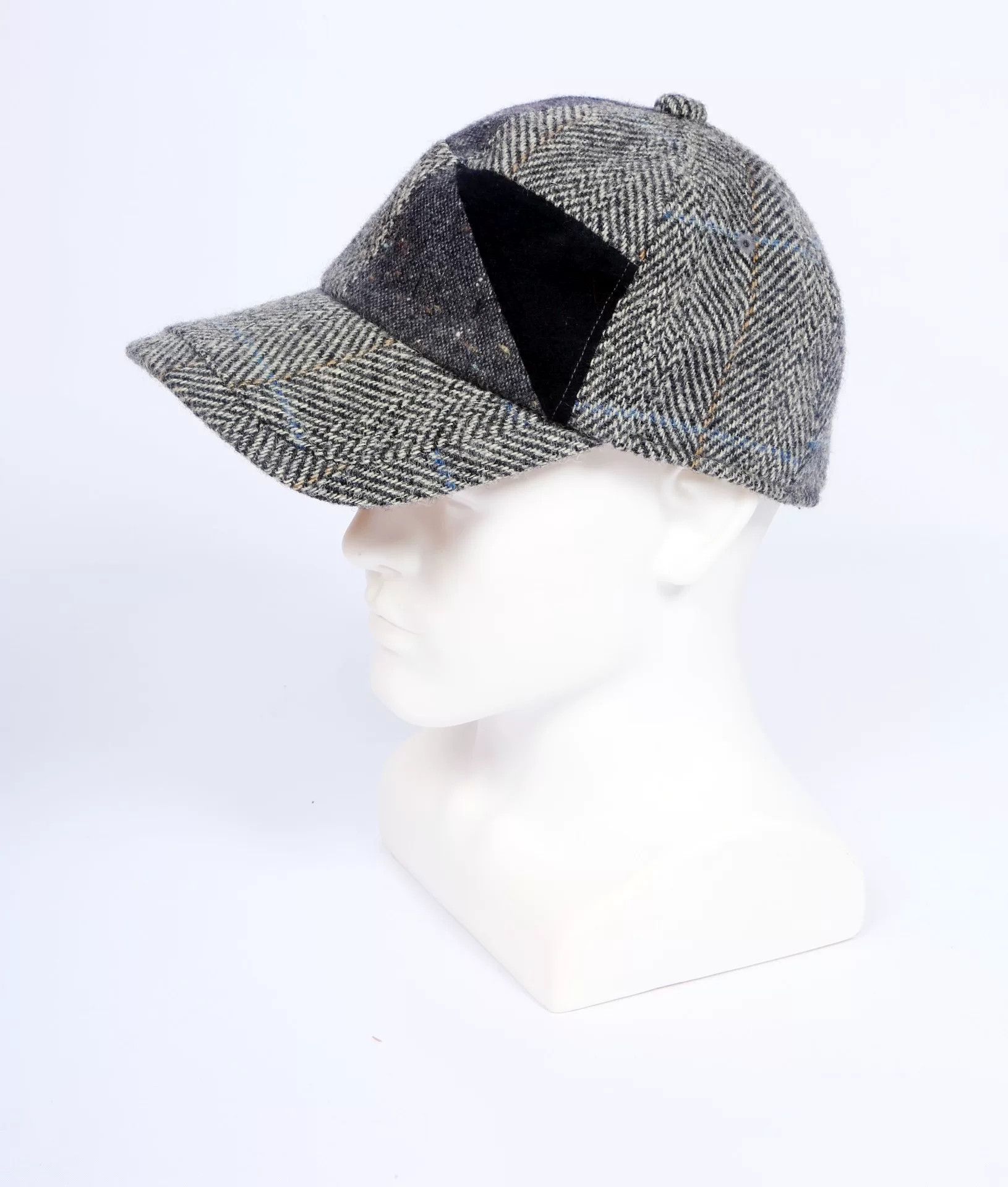 Vintage Christys' London Harris Tweed Wool Baseball Cap Size ONE SIZE - 1 Thumbnail