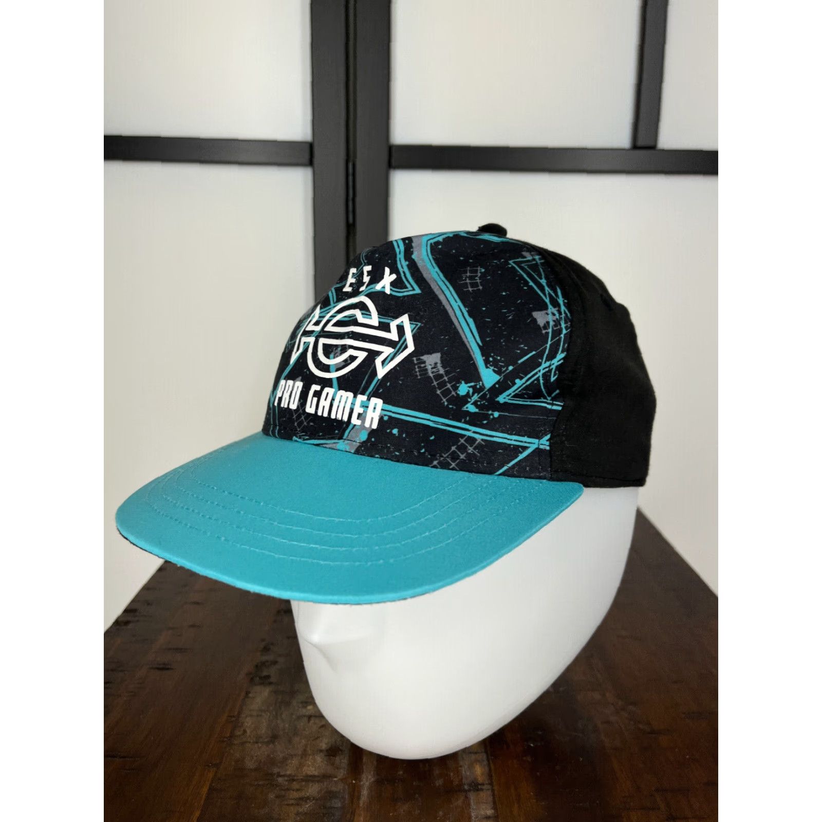 Vintage ESX Pro Gamer Hat Snap Back Adult One Size Black Blue Esports Polyester Size ONE SIZE - 4 Thumbnail