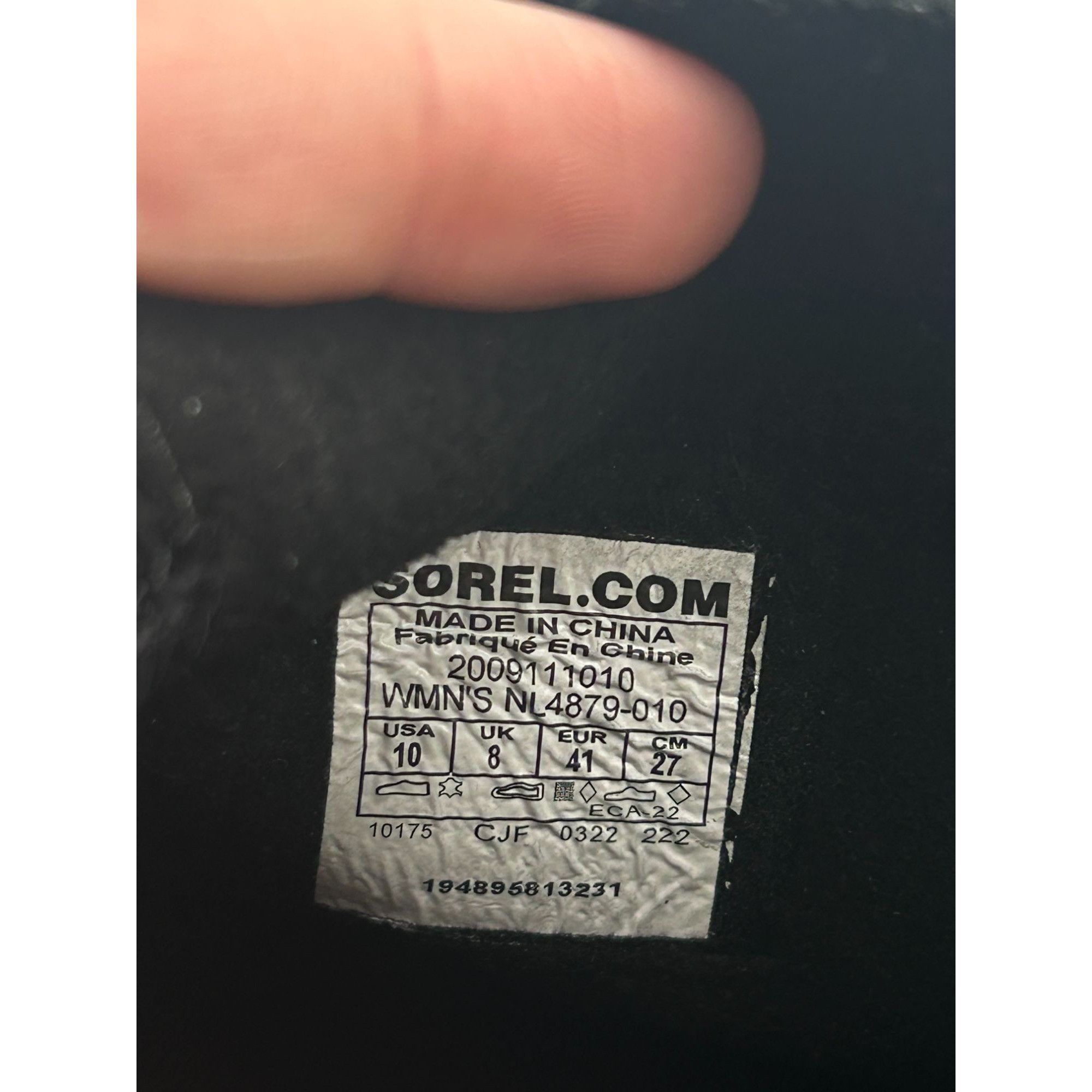 Other Sorel Hi-Line Lace Boots Women’s 10 Black Waterproof Leather Size US 10 / IT 40 - 6 Thumbnail