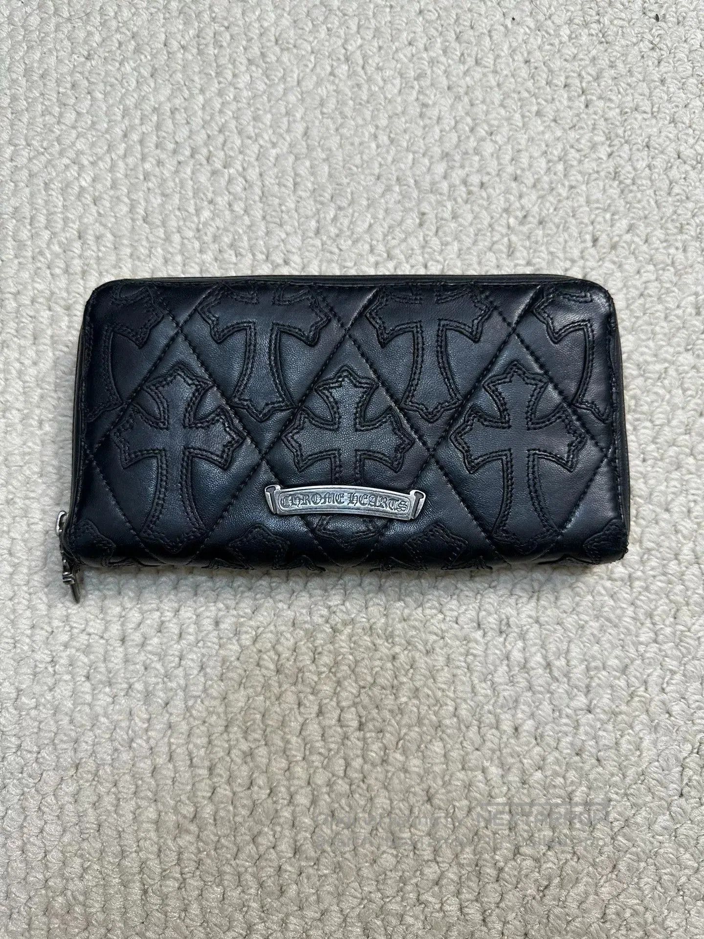 Chrome Hearts Chrome Hearts Full Cross Leather Wallet. Size ONE SIZE - 1 Thumbnail