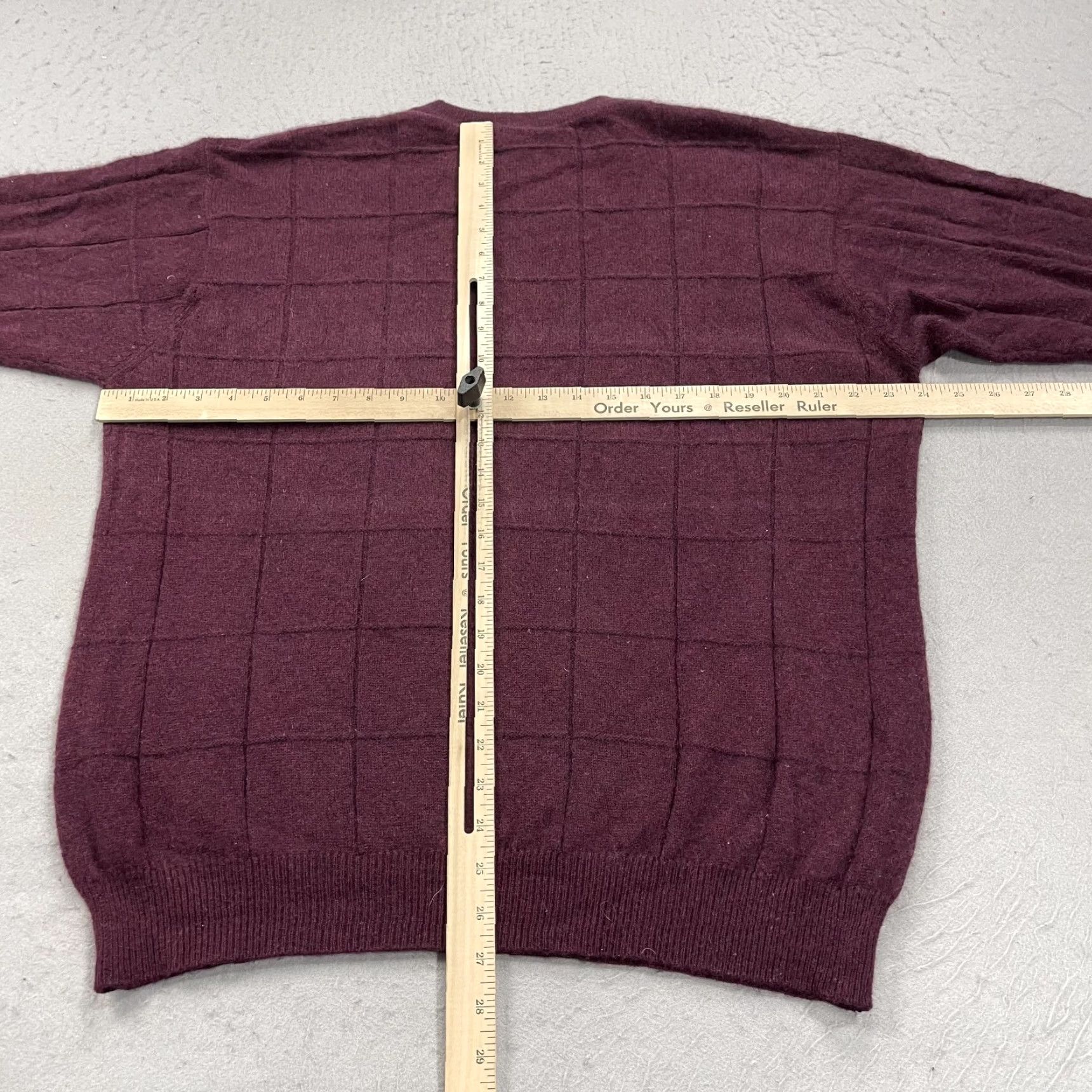 Joseph Joseph & Lyman Mens XL Purple 100% Cashmere Crewneck Knit Sweater Shirt Category: Sweater Size US XL / EU 56 / 4 - 6 Thumbnail