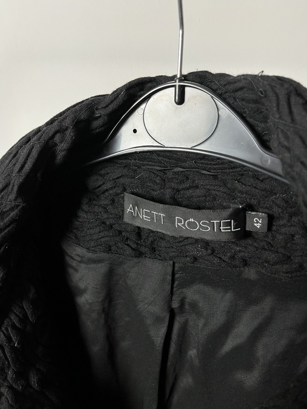 Other Anett Rostel Avant Garde Wool Knit Coat Jacket Size L / US 10 / IT 46 - 5 Thumbnail