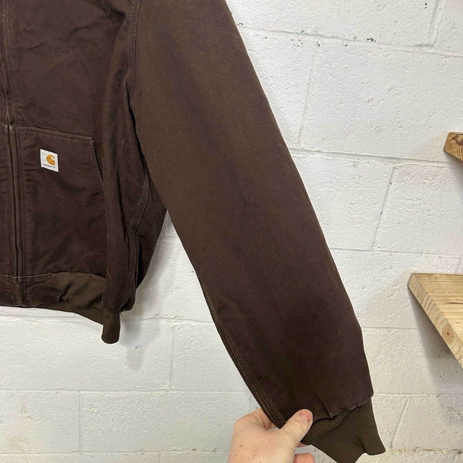 Carhartt Vintage Carhartt Fleece-Lined Hooded Jacket “Dark Brown” Size US XL / EU 56 / 4 - 7 Thumbnail