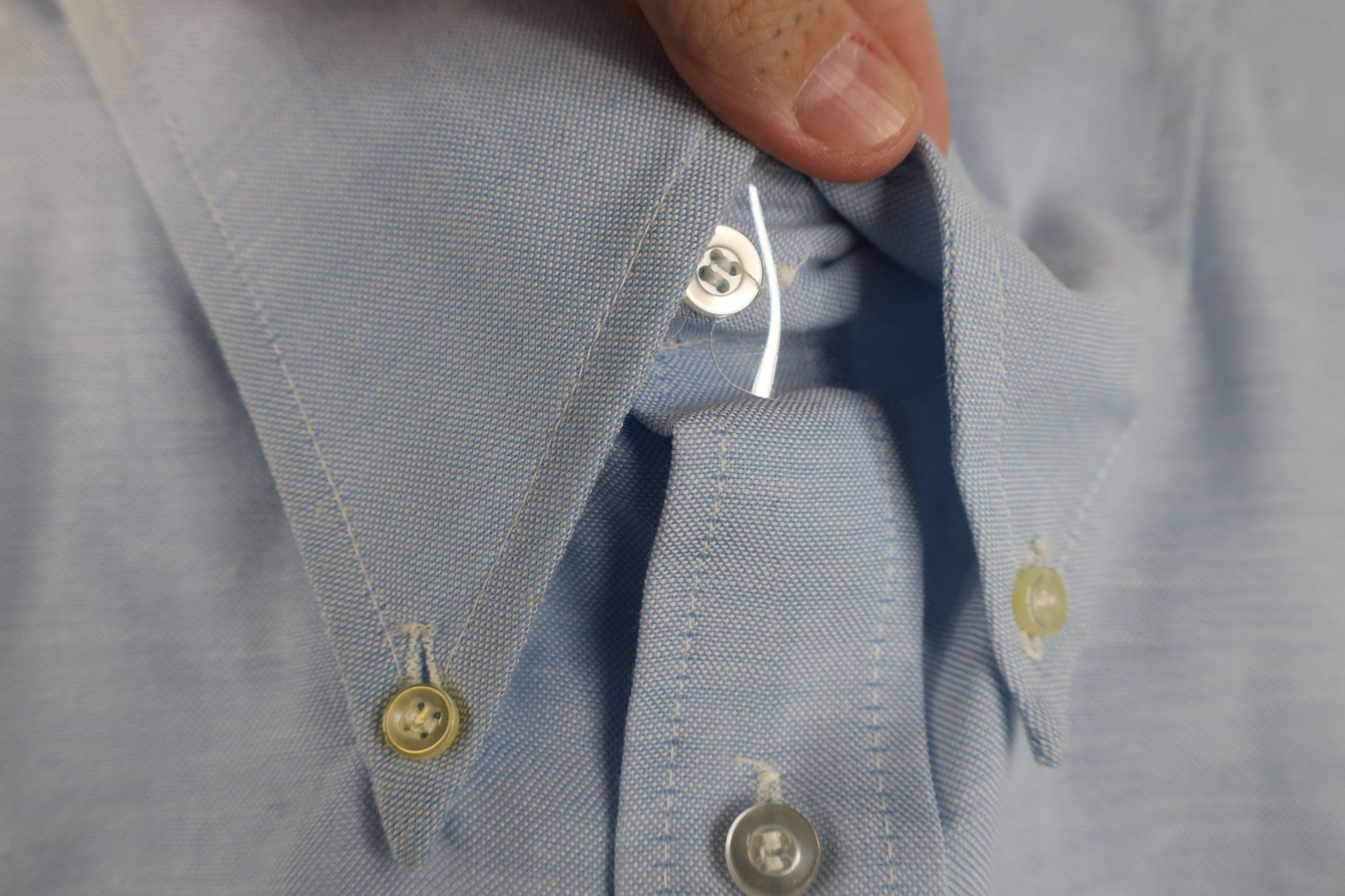 Vintage Deadstock Vintage 70s Streetwear Oxford Button Down Shirt Size US M / EU 48-50 / 2 - 9 Thumbnail